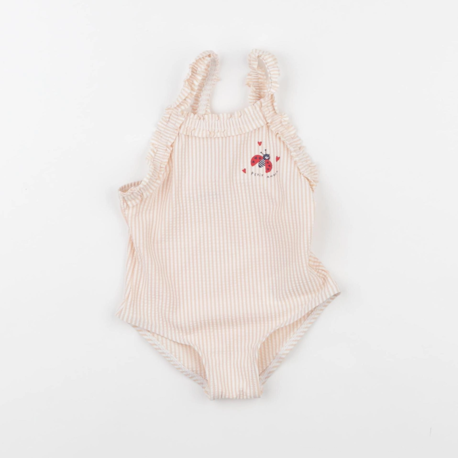 Vertbaudet - maillot de bain rose - 18 mois
