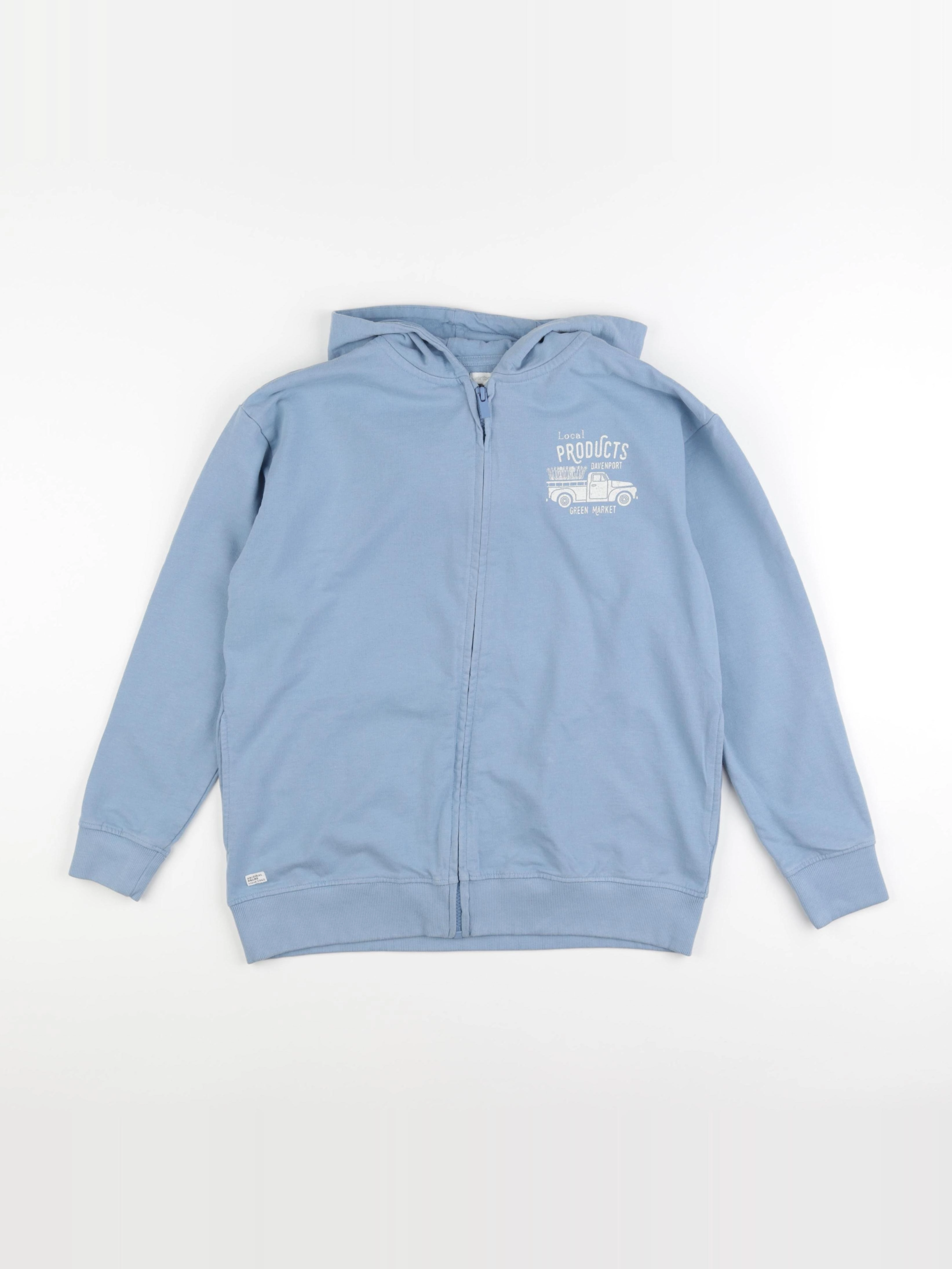 Vertbaudet - sweat bleu - 14 ans