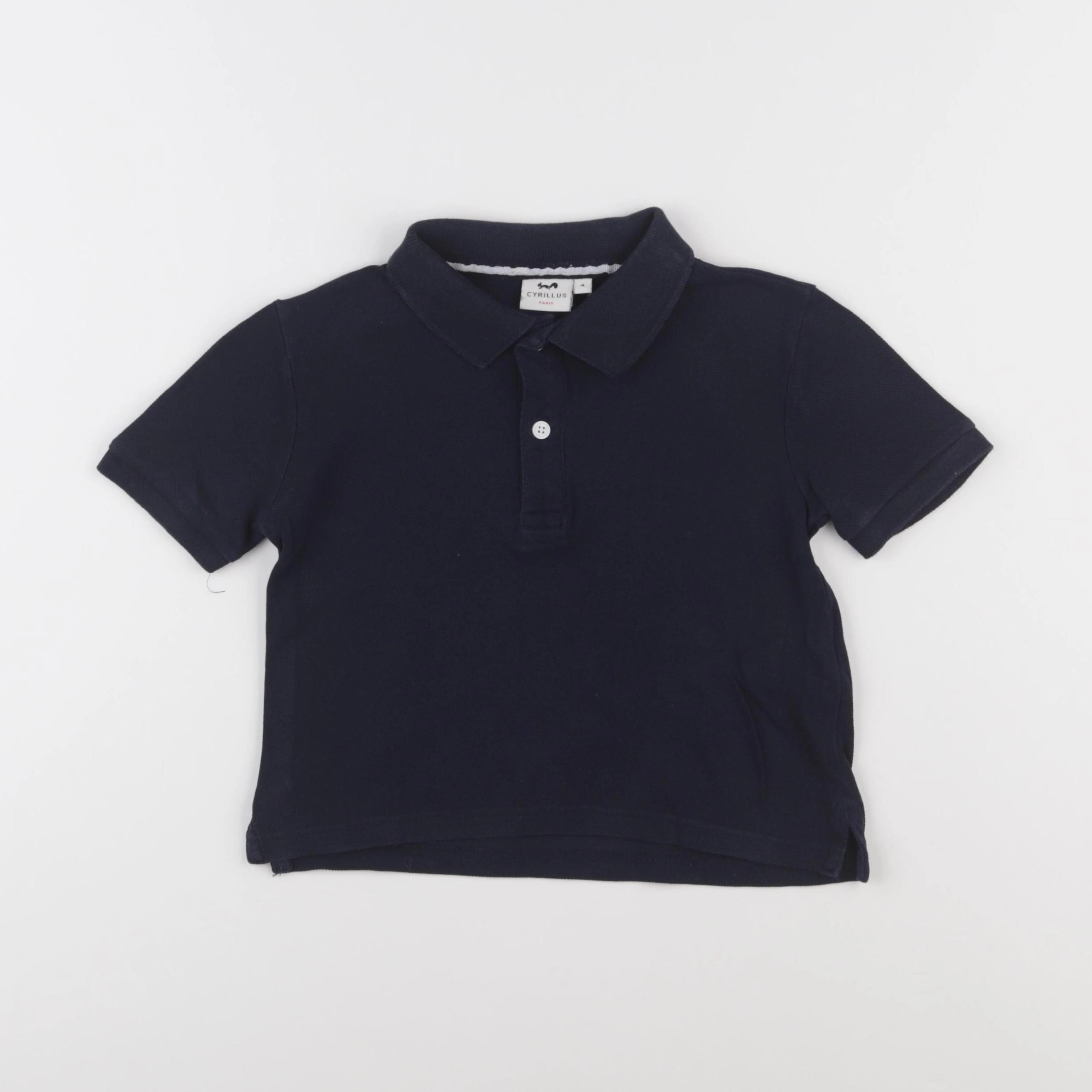 Cyrillus - polo bleu - 4 ans
