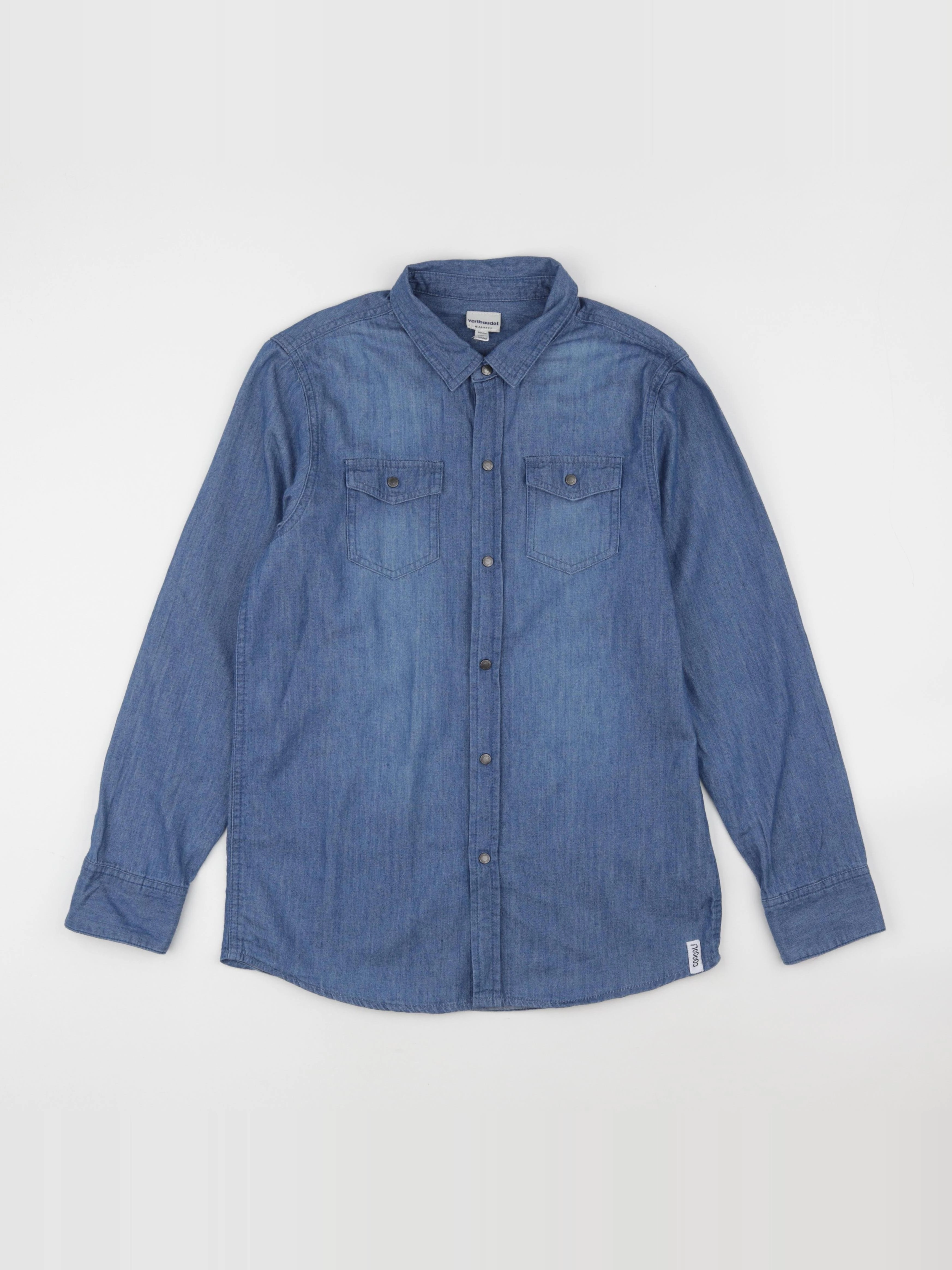 Vertbaudet - chemise bleu - 14 ans