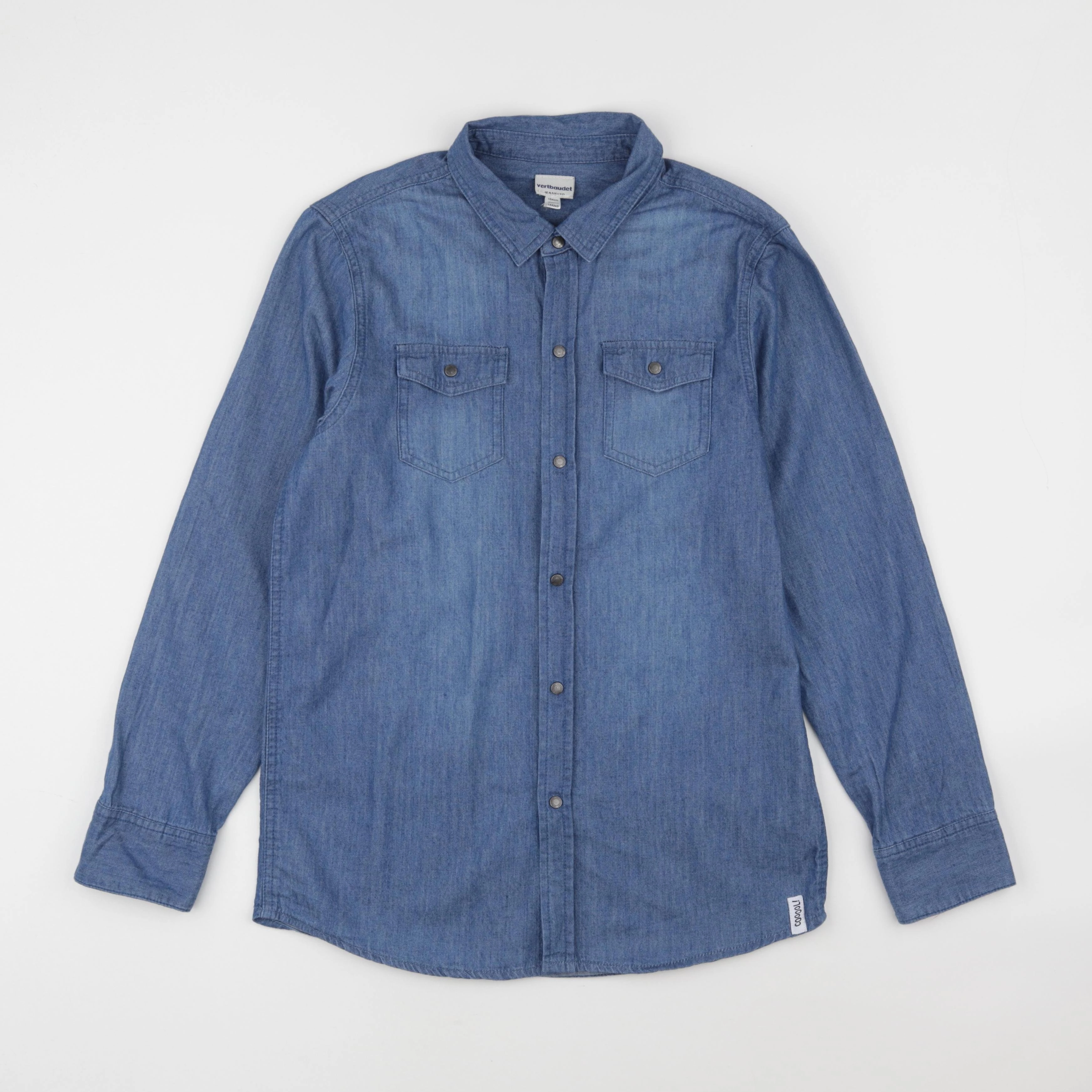 Vertbaudet - chemise bleu - 14 ans
