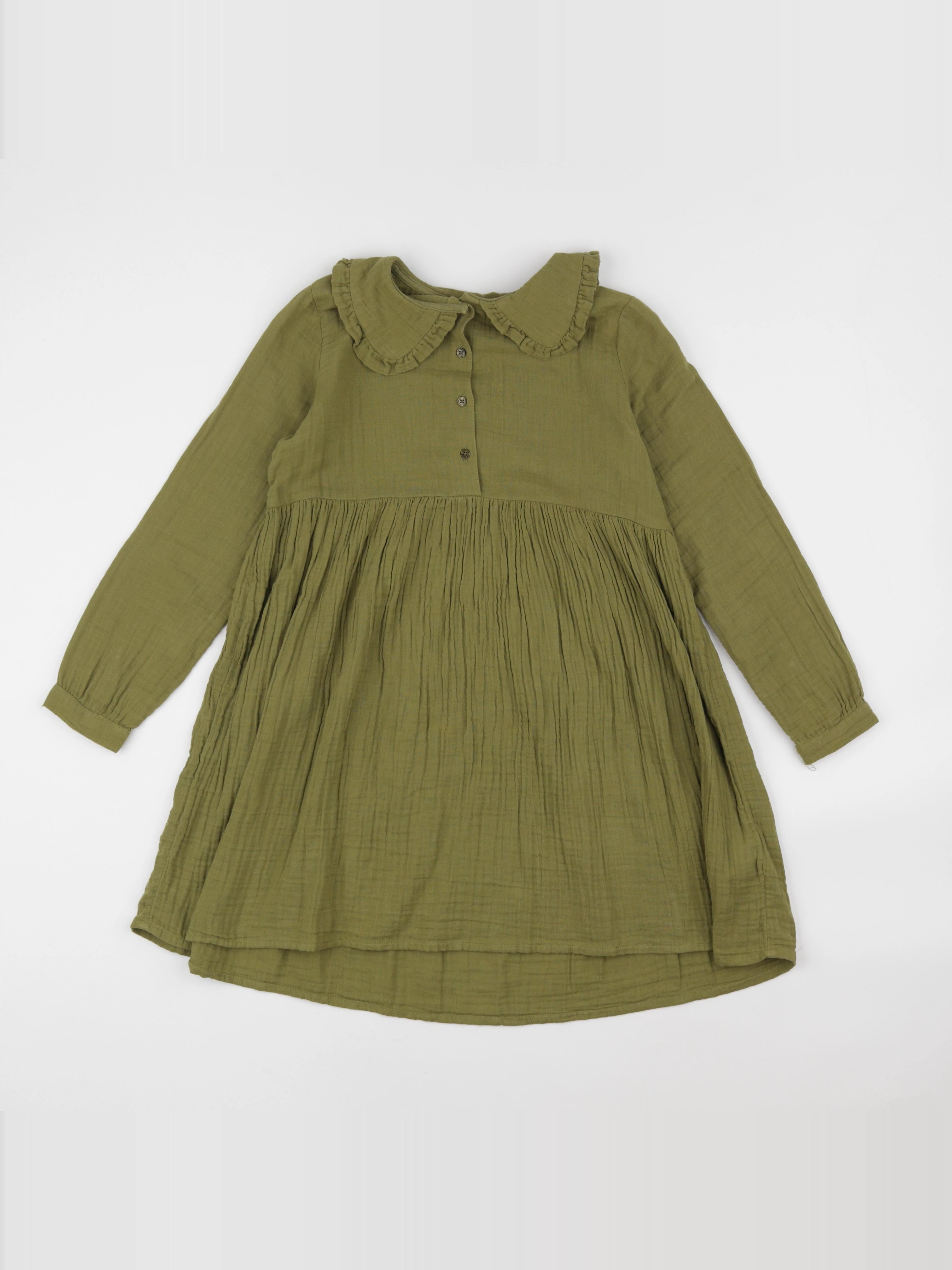 Vertbaudet - robe vert - 9 ans