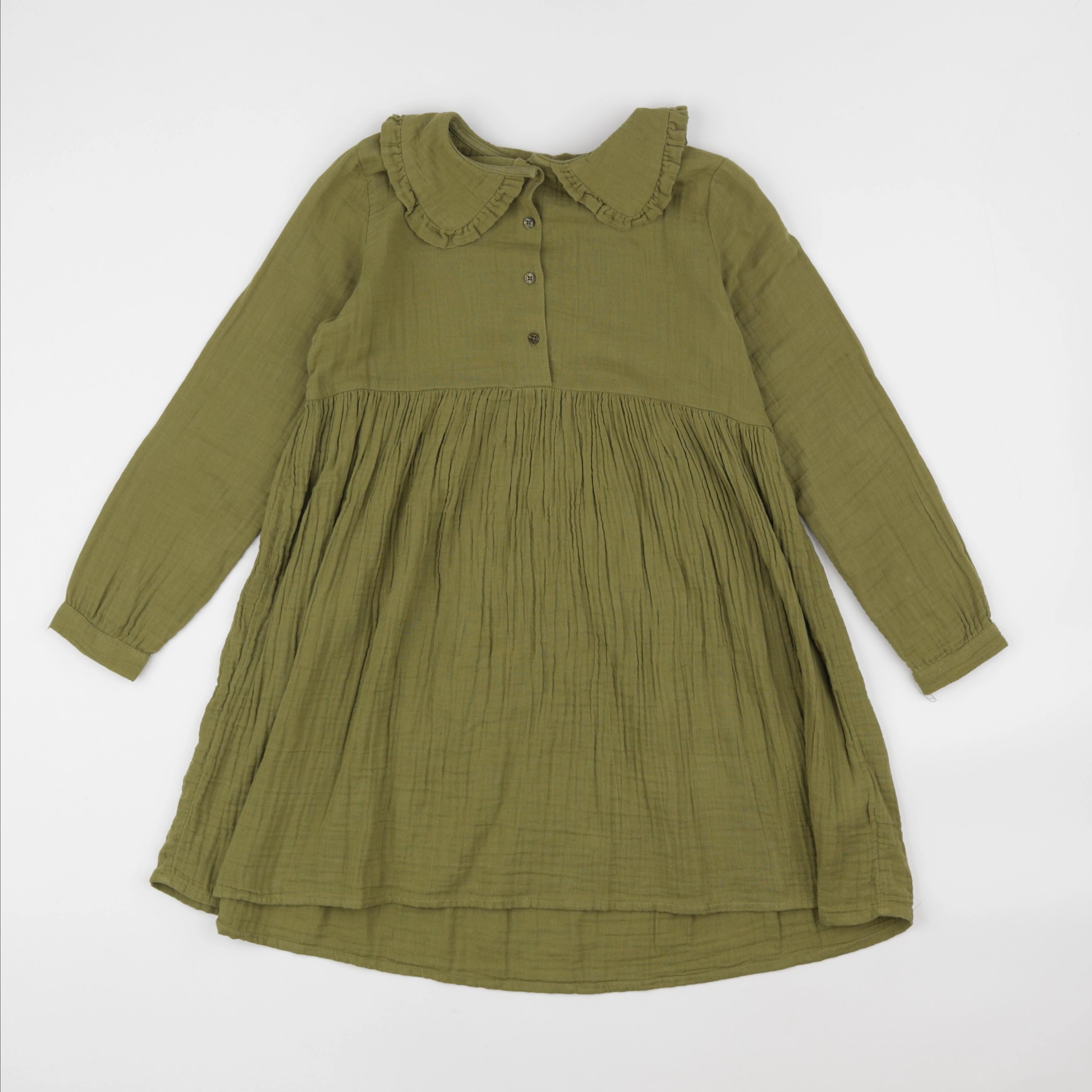 Vertbaudet - robe vert - 9 ans