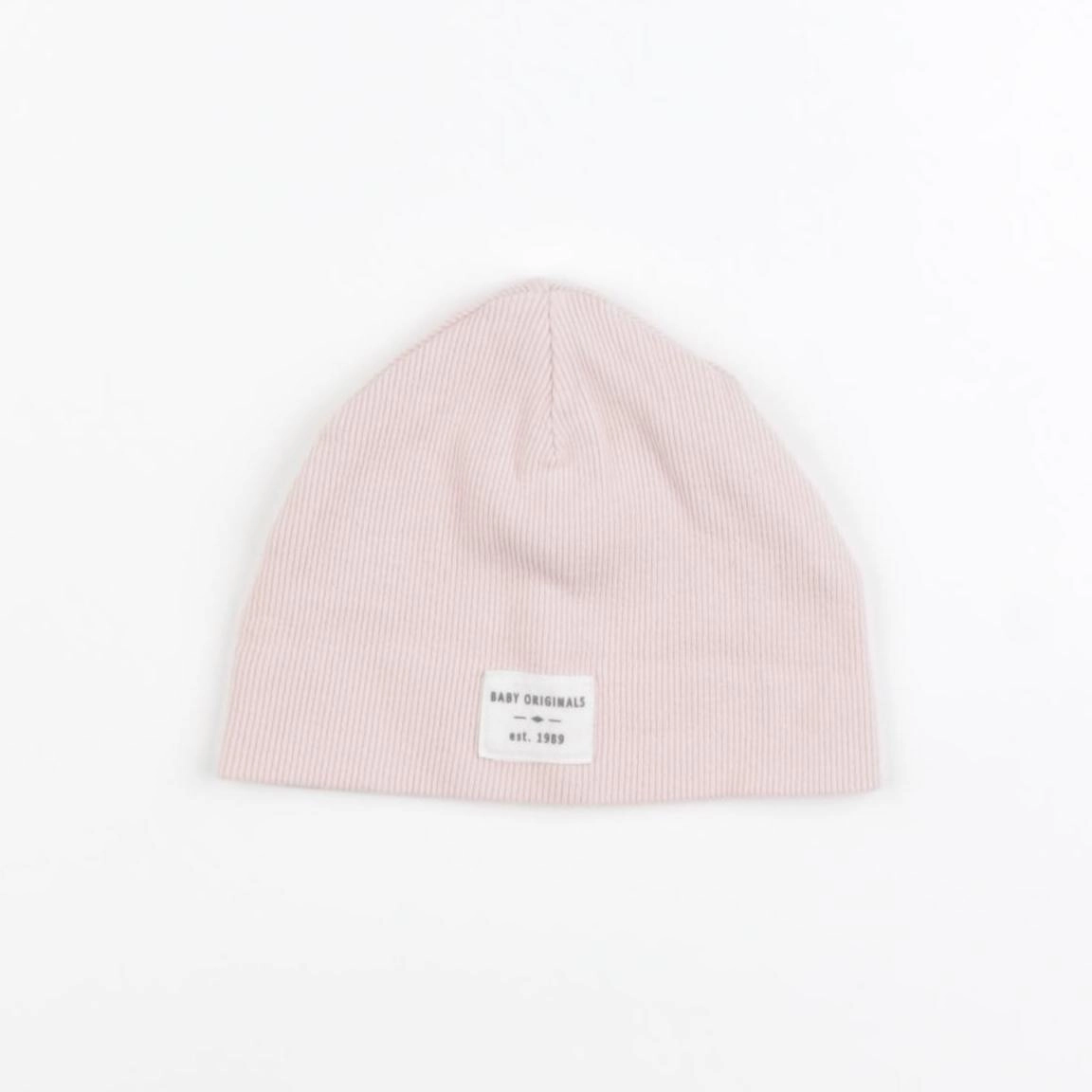 H&M - bonnet rose - 3/6 mois