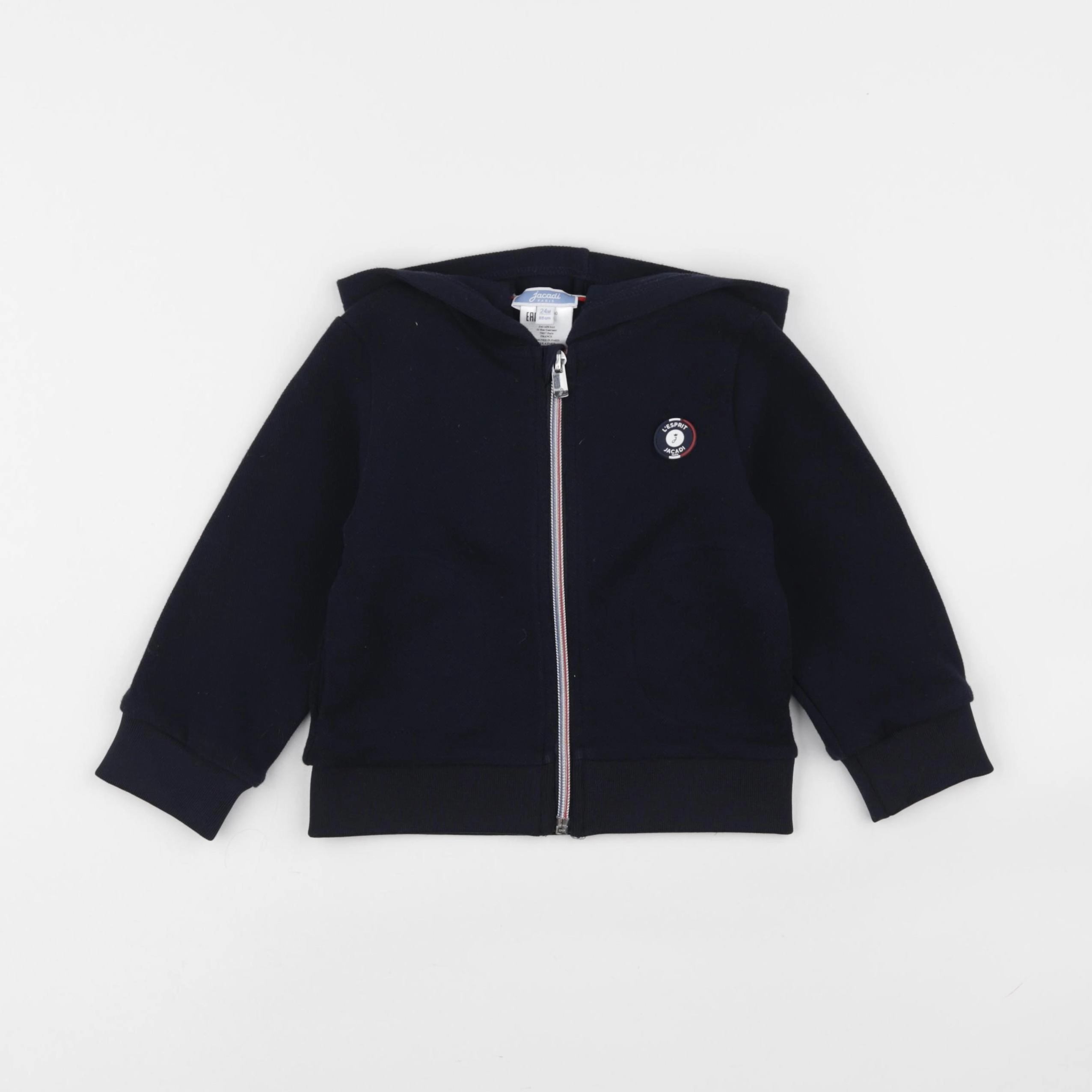 Jacadi - gilet bleu - 24 mois