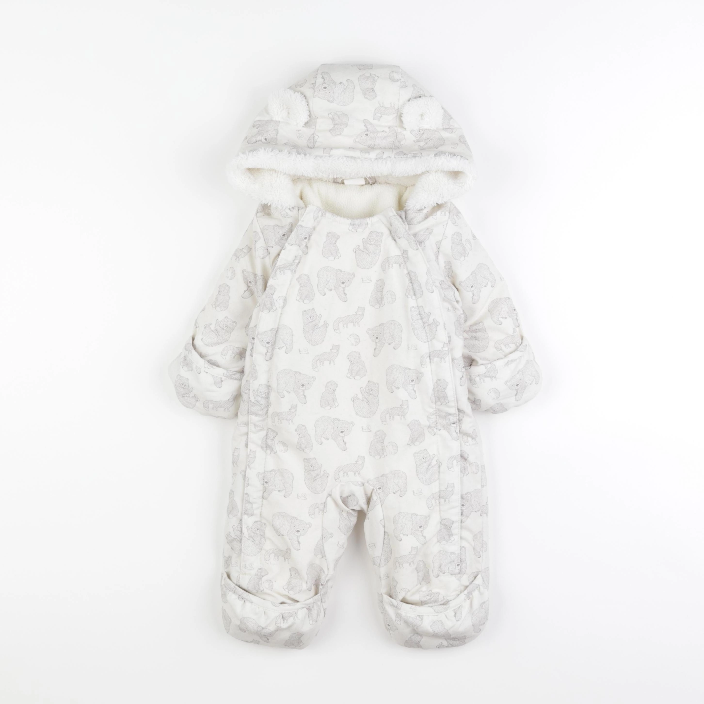 H&M - combi-pilote beige - 1 mois