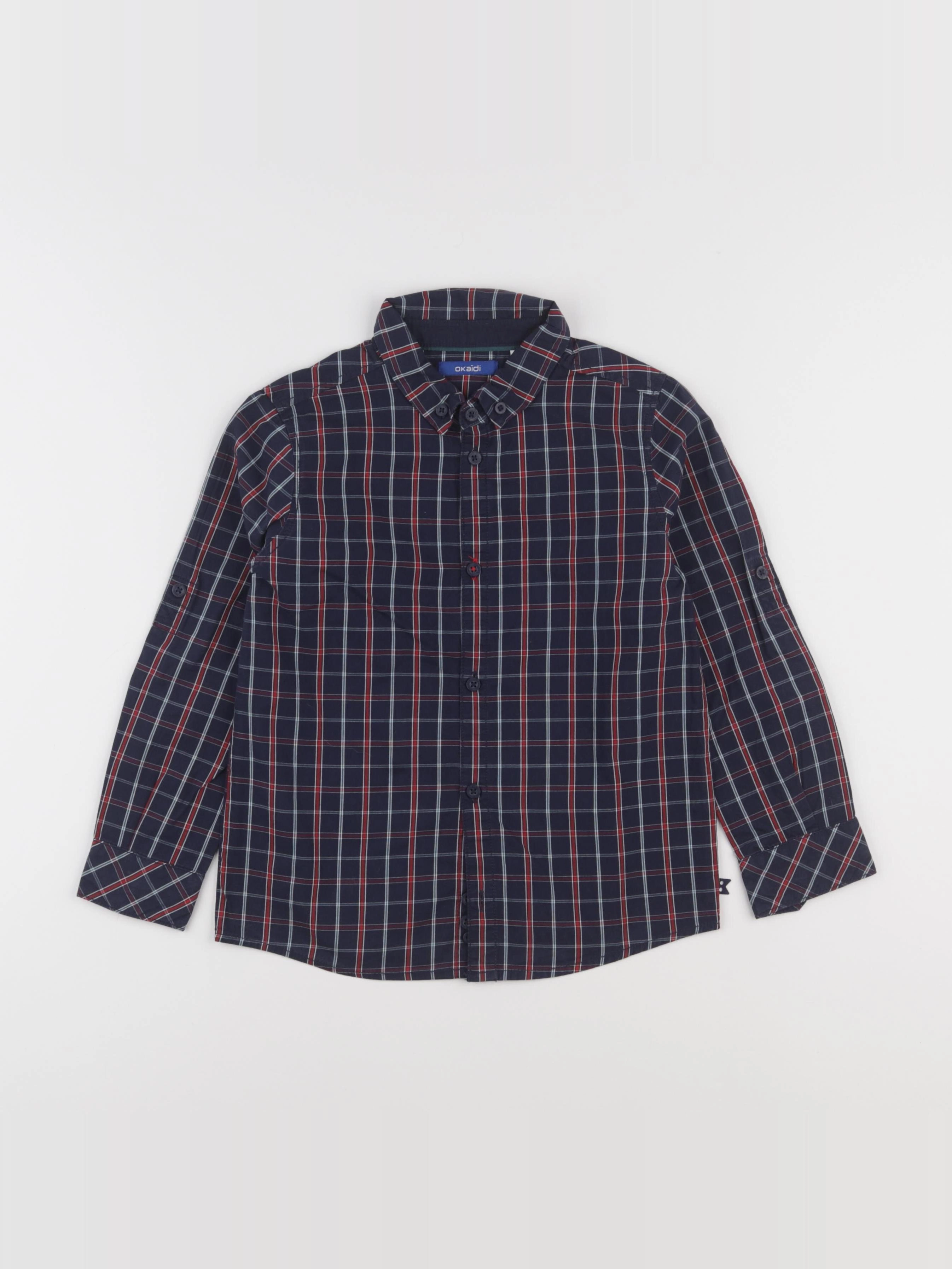 Okaidi - chemise bleu - 6 ans