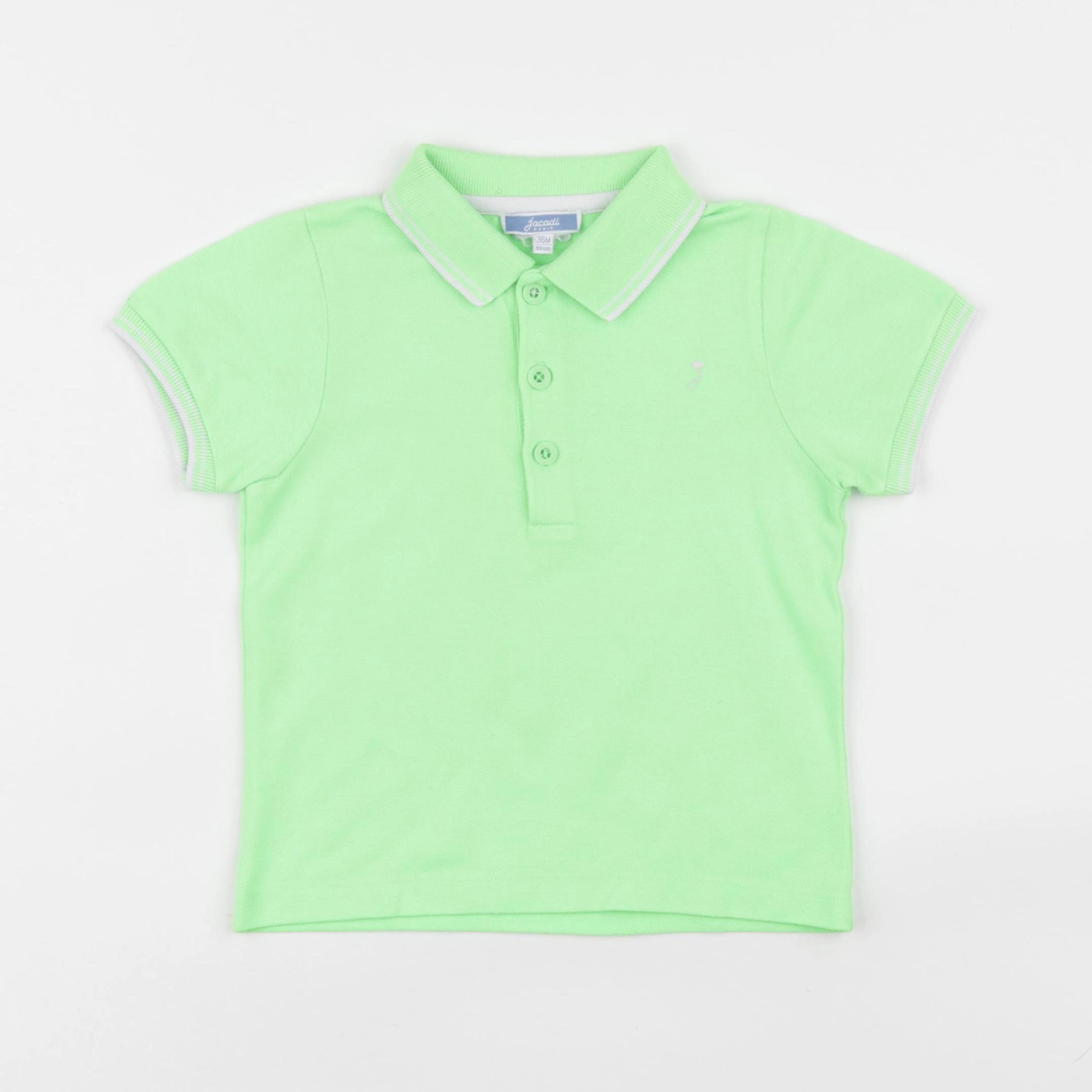 Jacadi - polo vert fluo - 36 mois