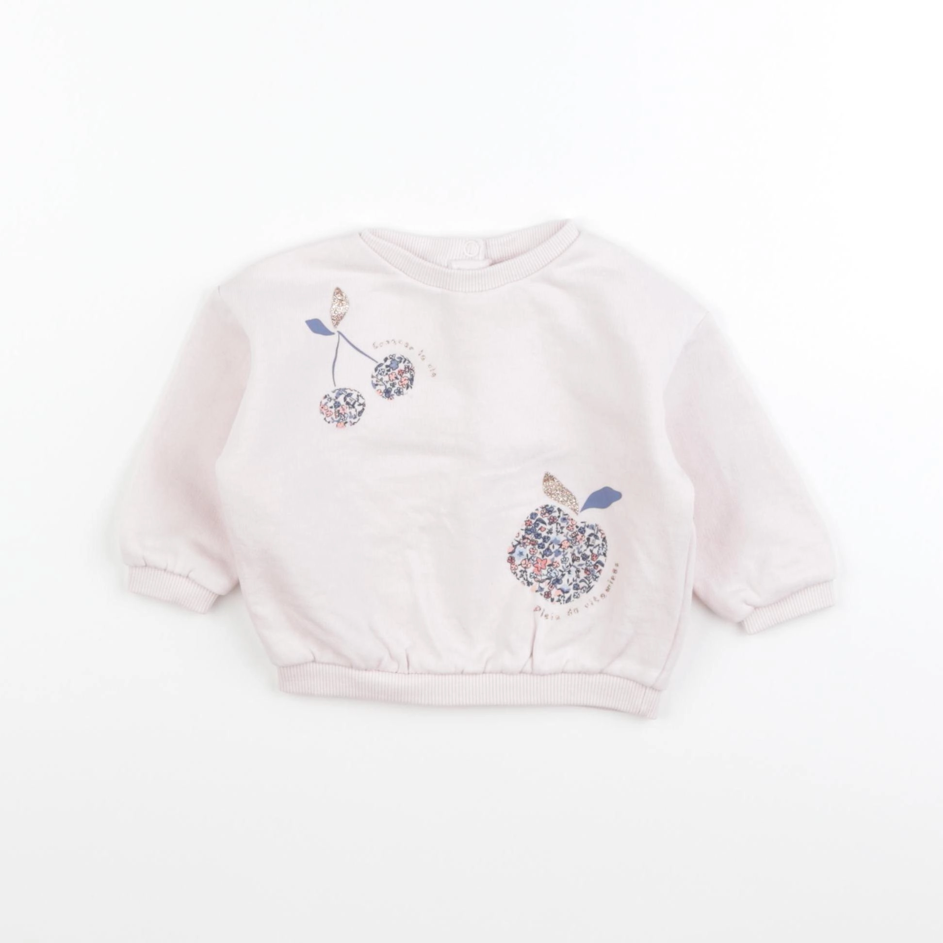 Tape à l'oeil - sweat rose - 6 mois