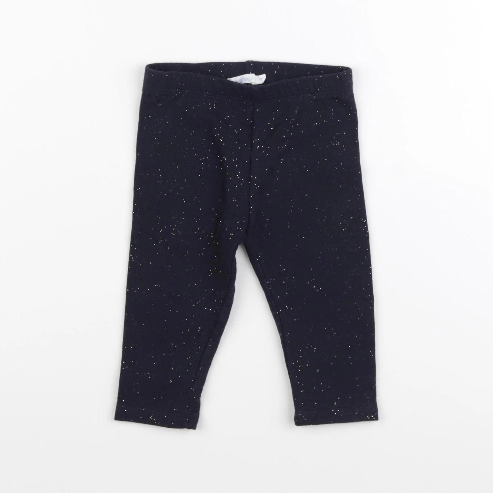 Boutchou - legging bleu, argent - 9 mois