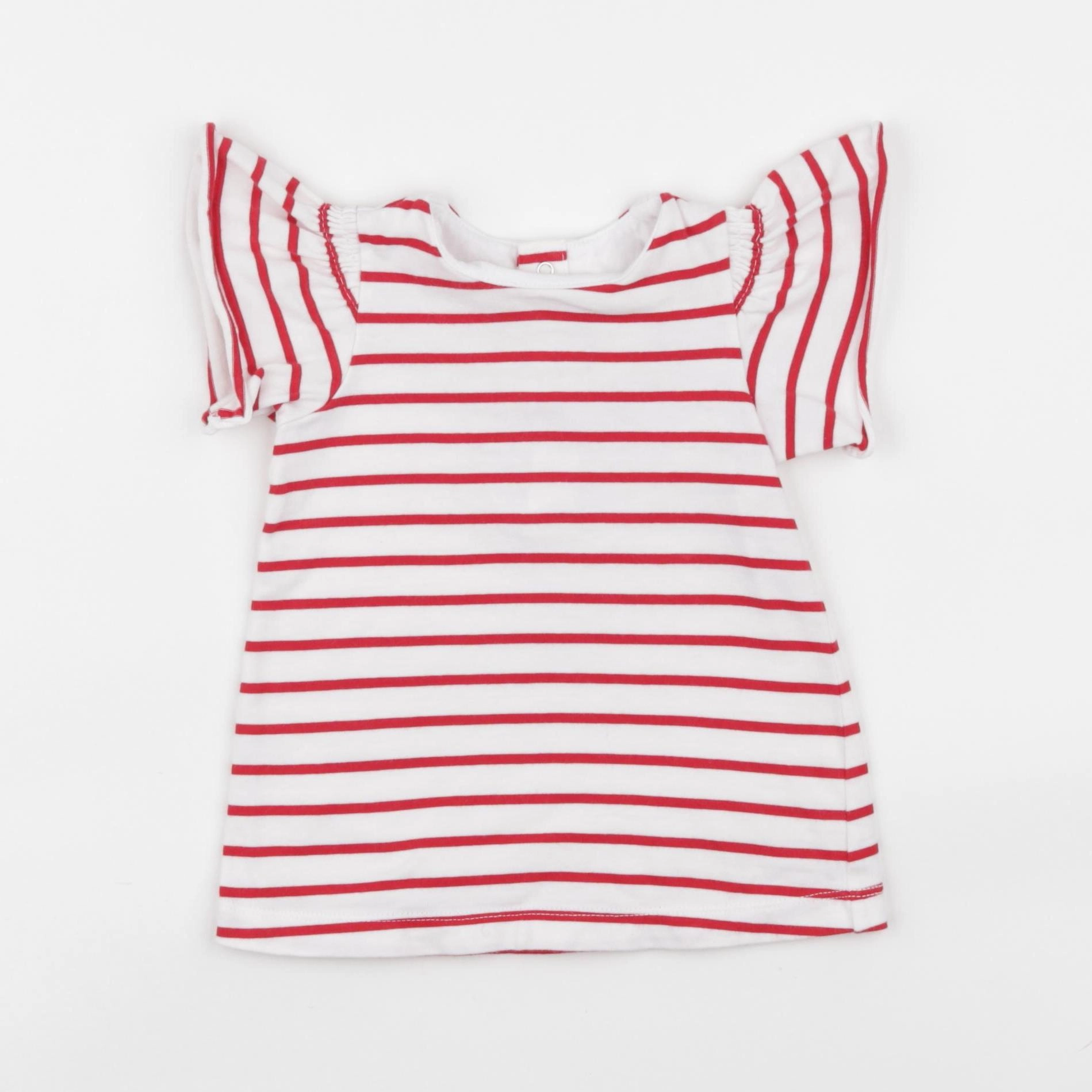 Jacadi - robe blanc, rouge - 6 mois