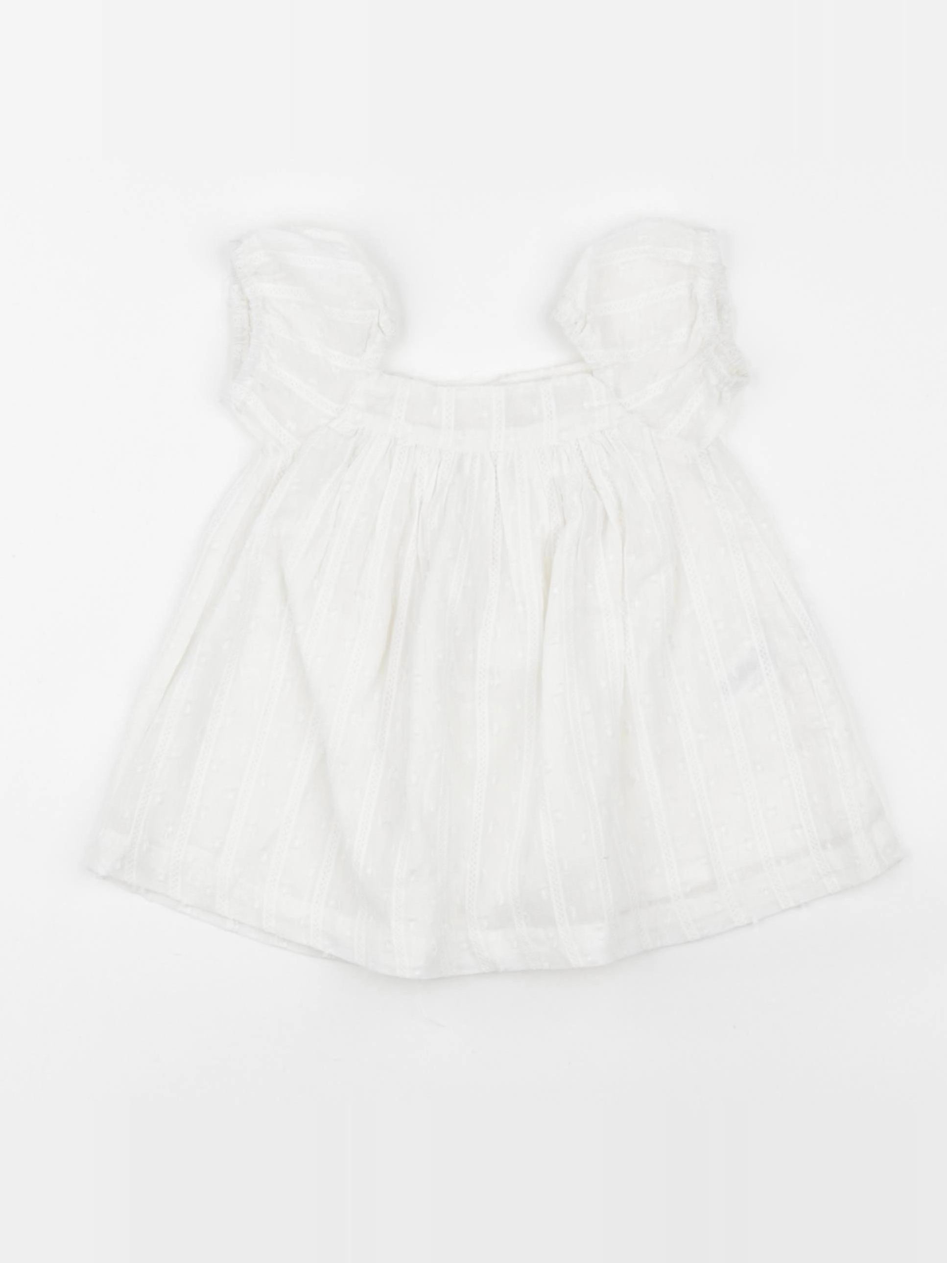 Gocco - robe blanc - 6/9 mois