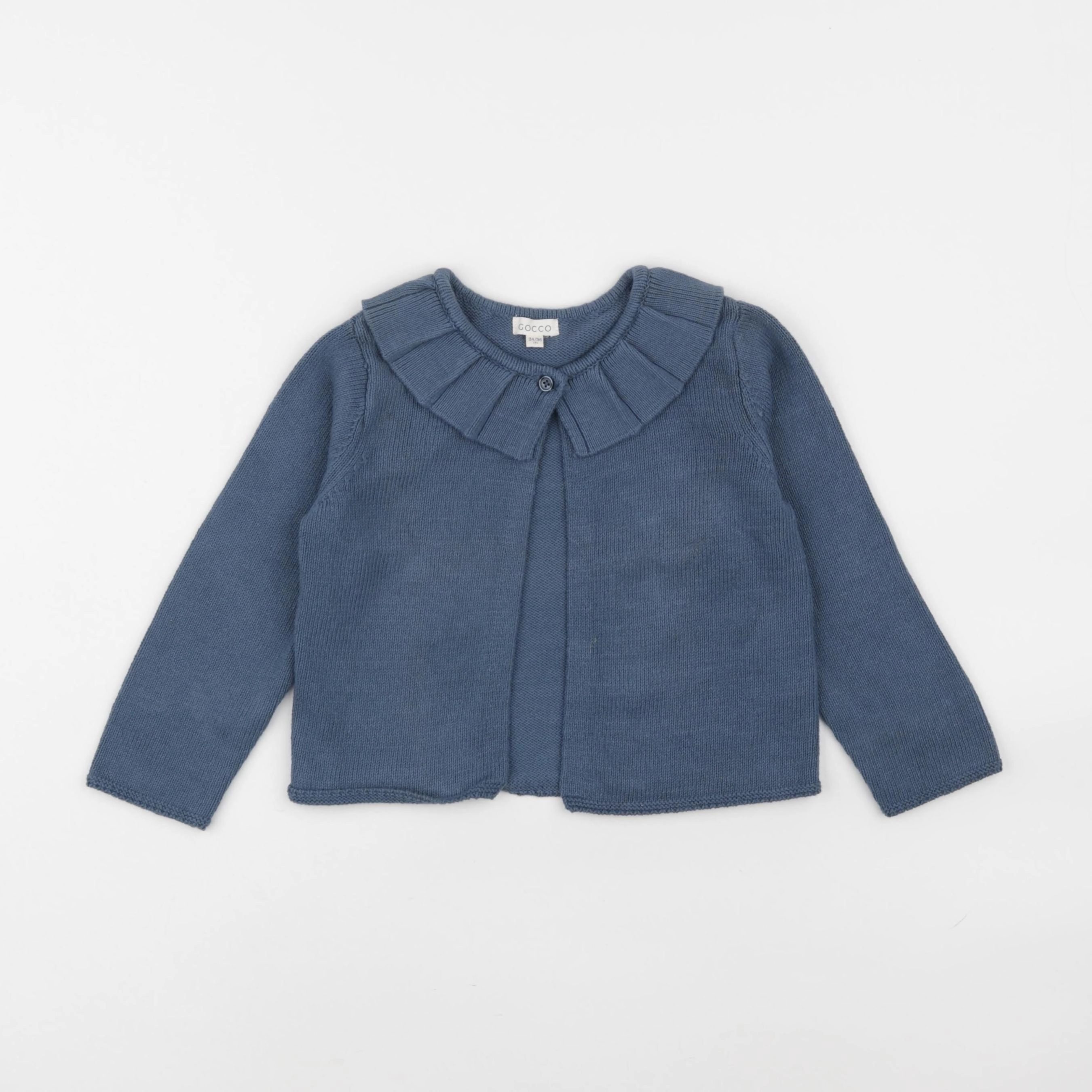 Gocco - gilet bleu - 24/36 mois