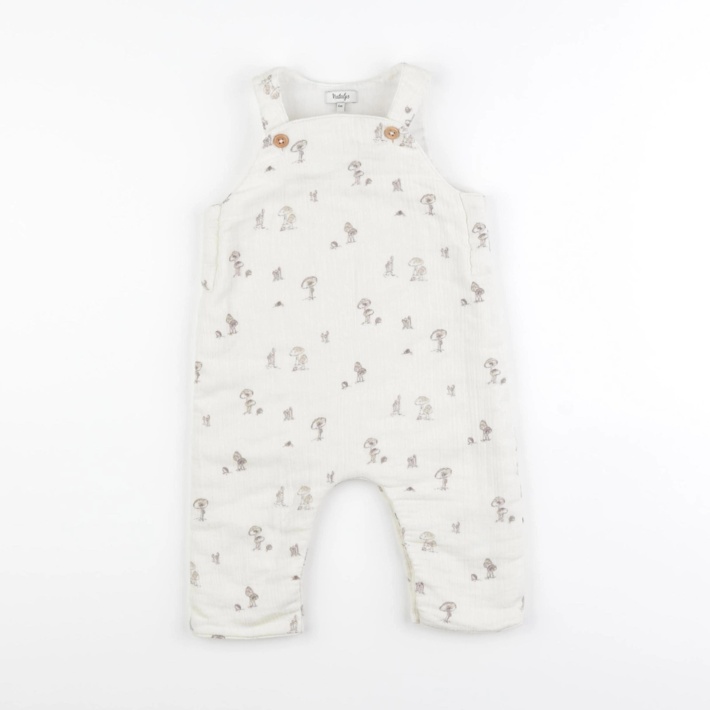 Natalys - salopette beige - 6 mois