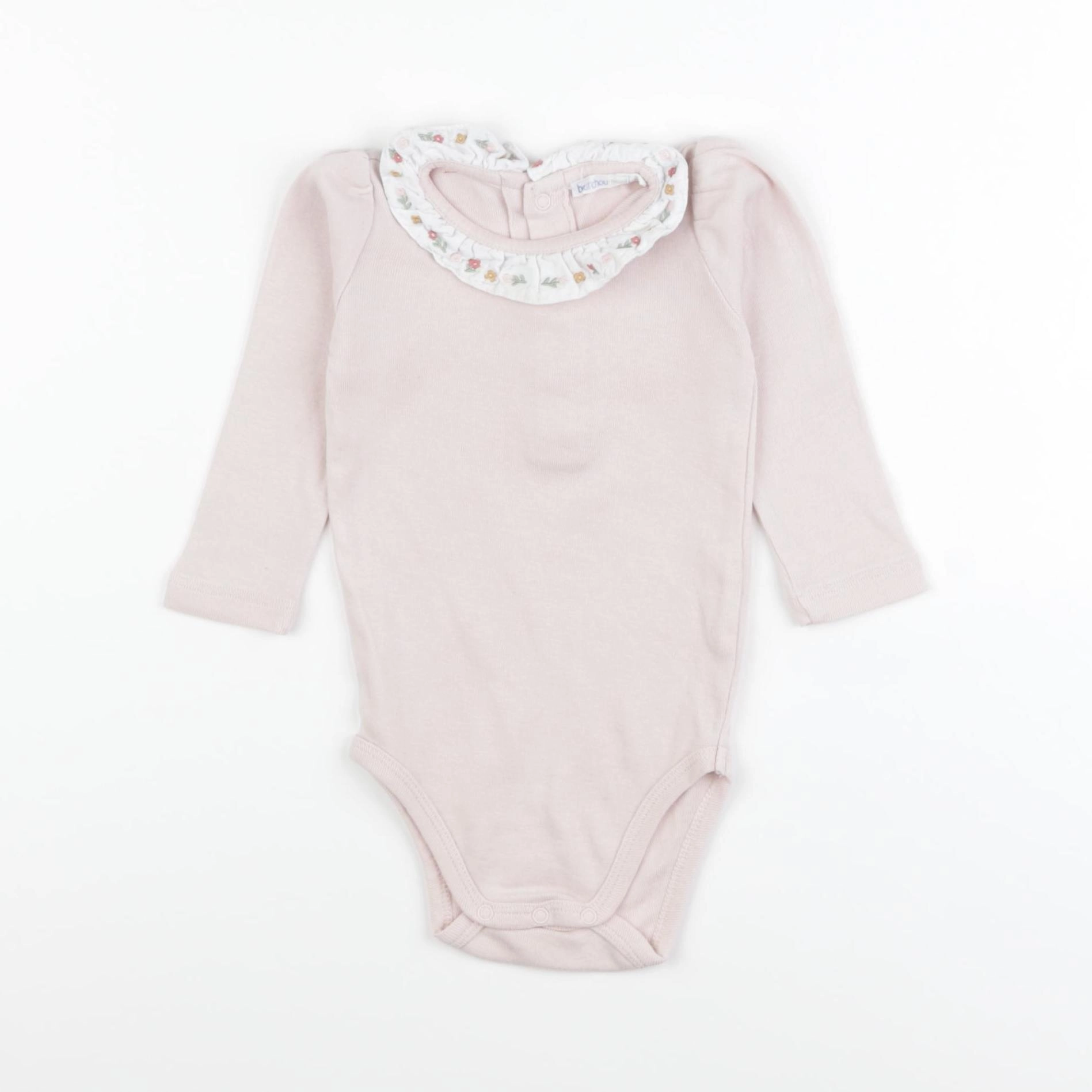 Boutchou - body à col rose - 6 mois