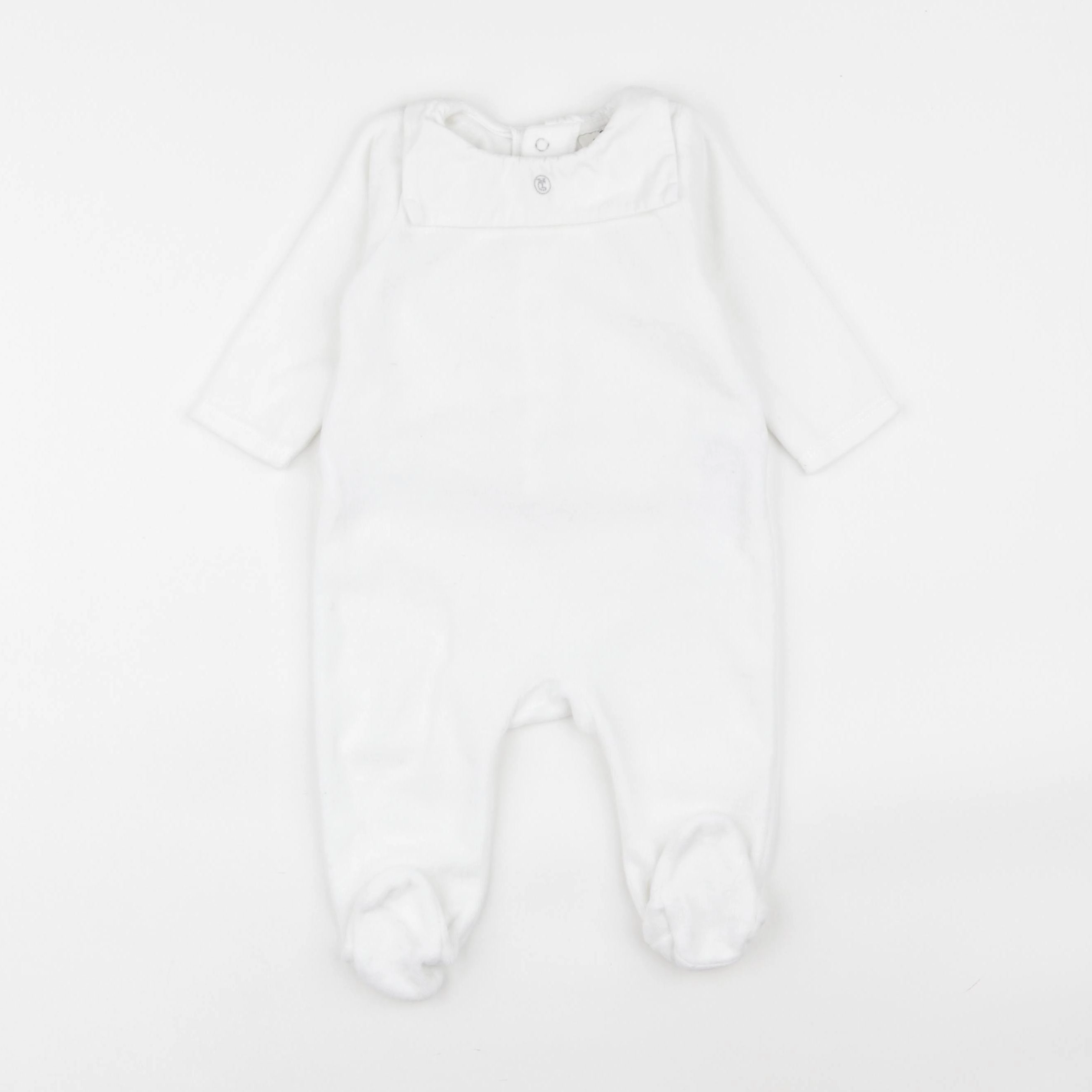 Cyrillus - pyjama velours blanc - 9 mois