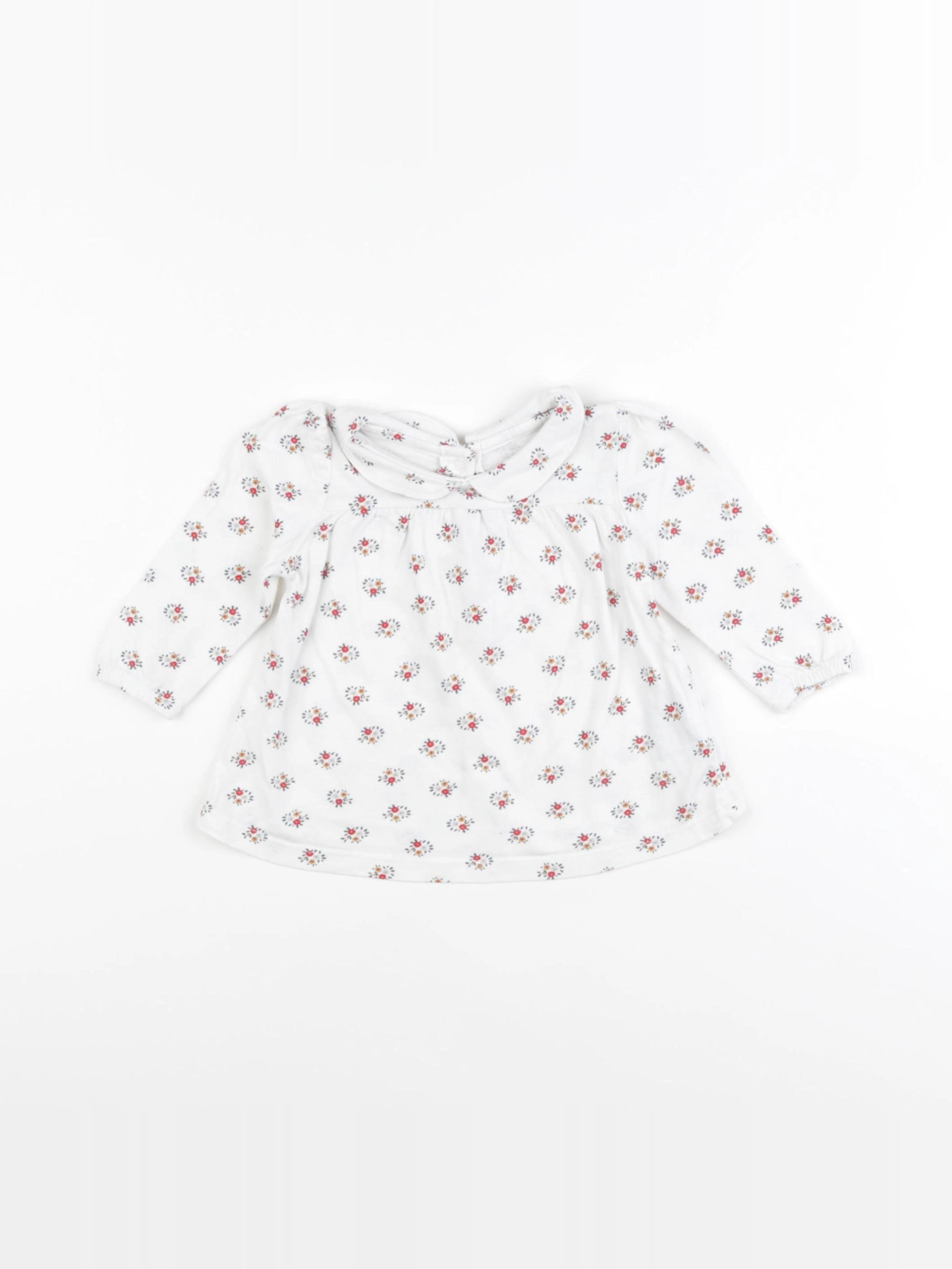 Boutchou - tee-shirt blanc - 6 mois