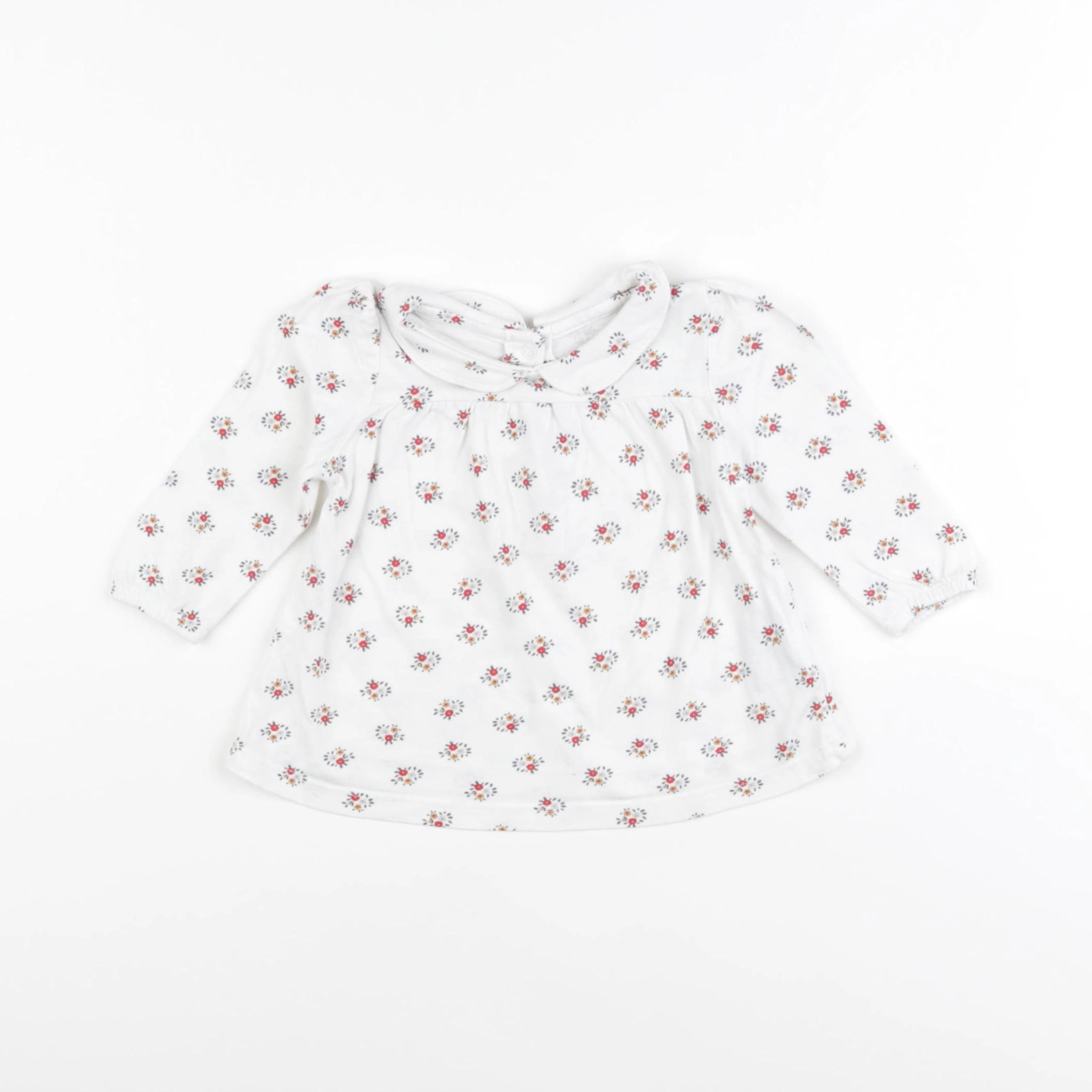 Boutchou - tee-shirt blanc - 6 mois