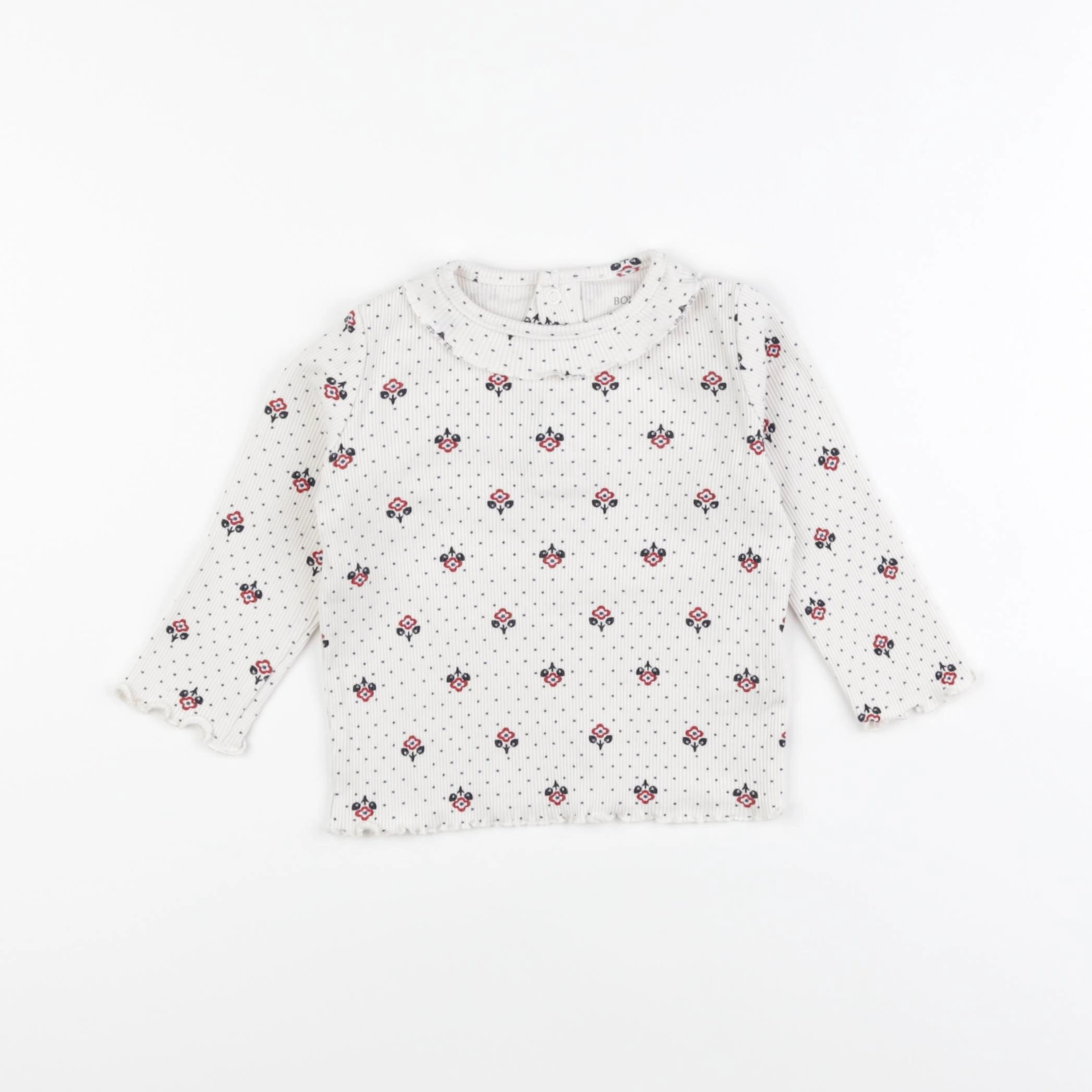 Boutchou - tee-shirt beige - 9 mois