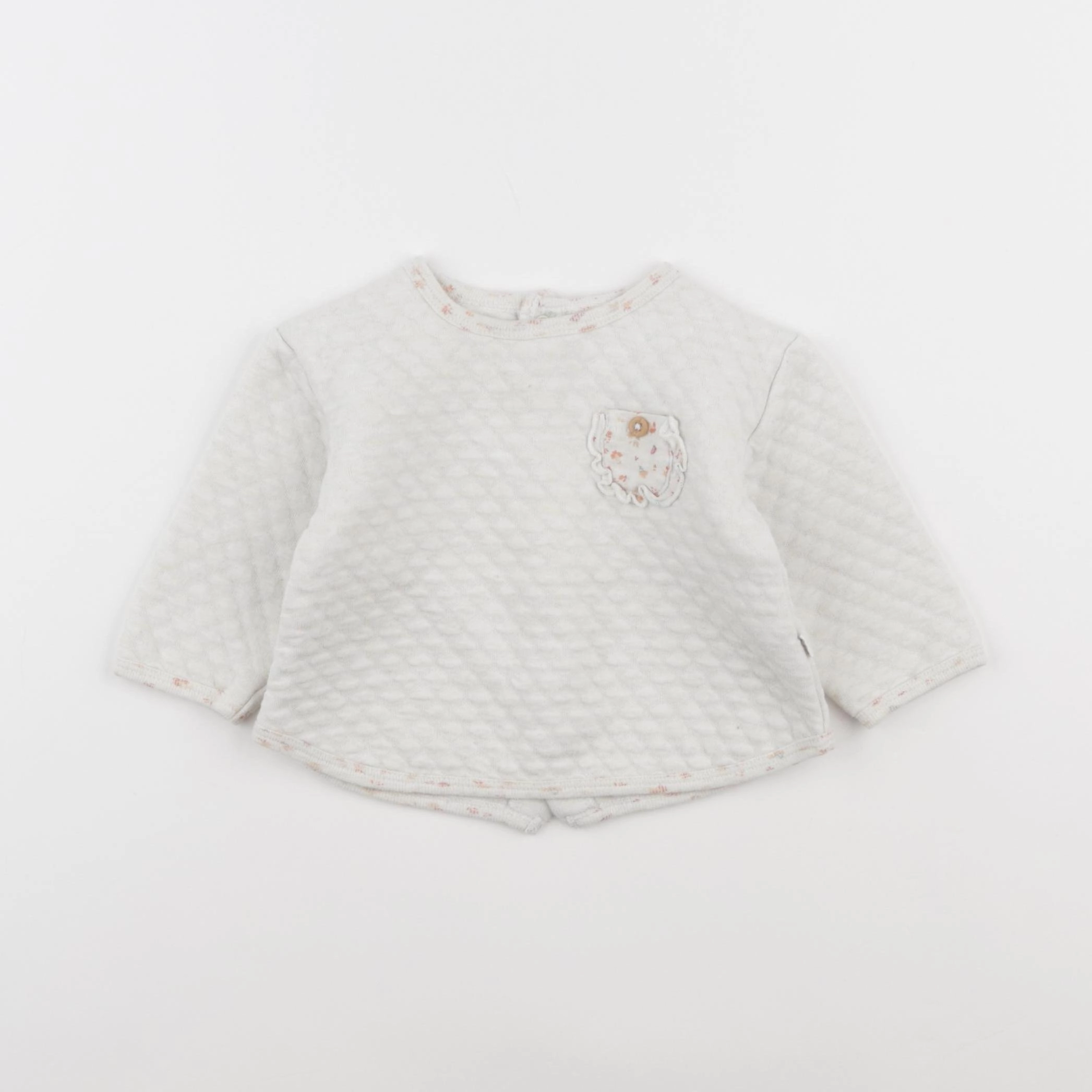 Tape à l'oeil - sweat beige - 9 mois