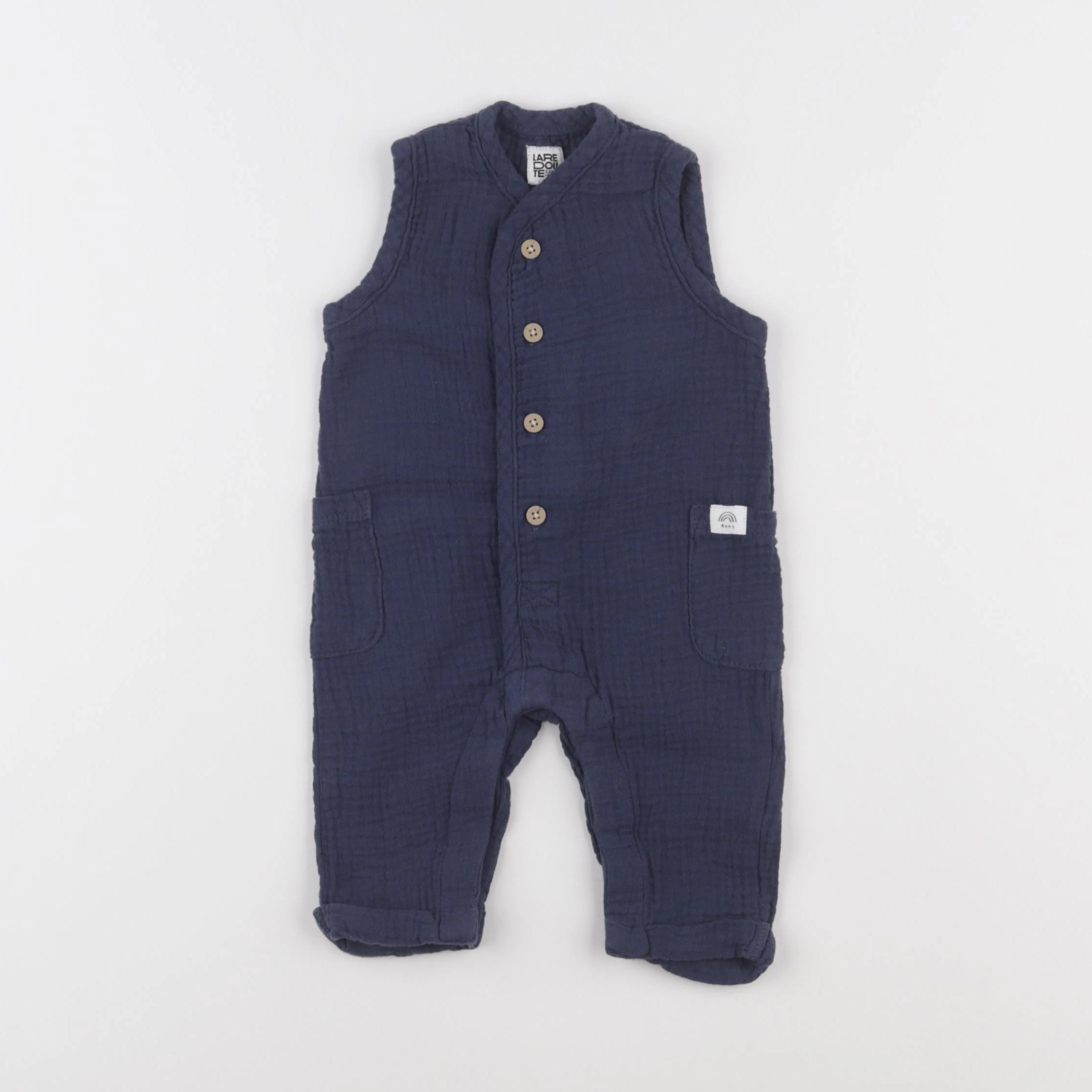 La Redoute - combinaison bleu - 3 mois