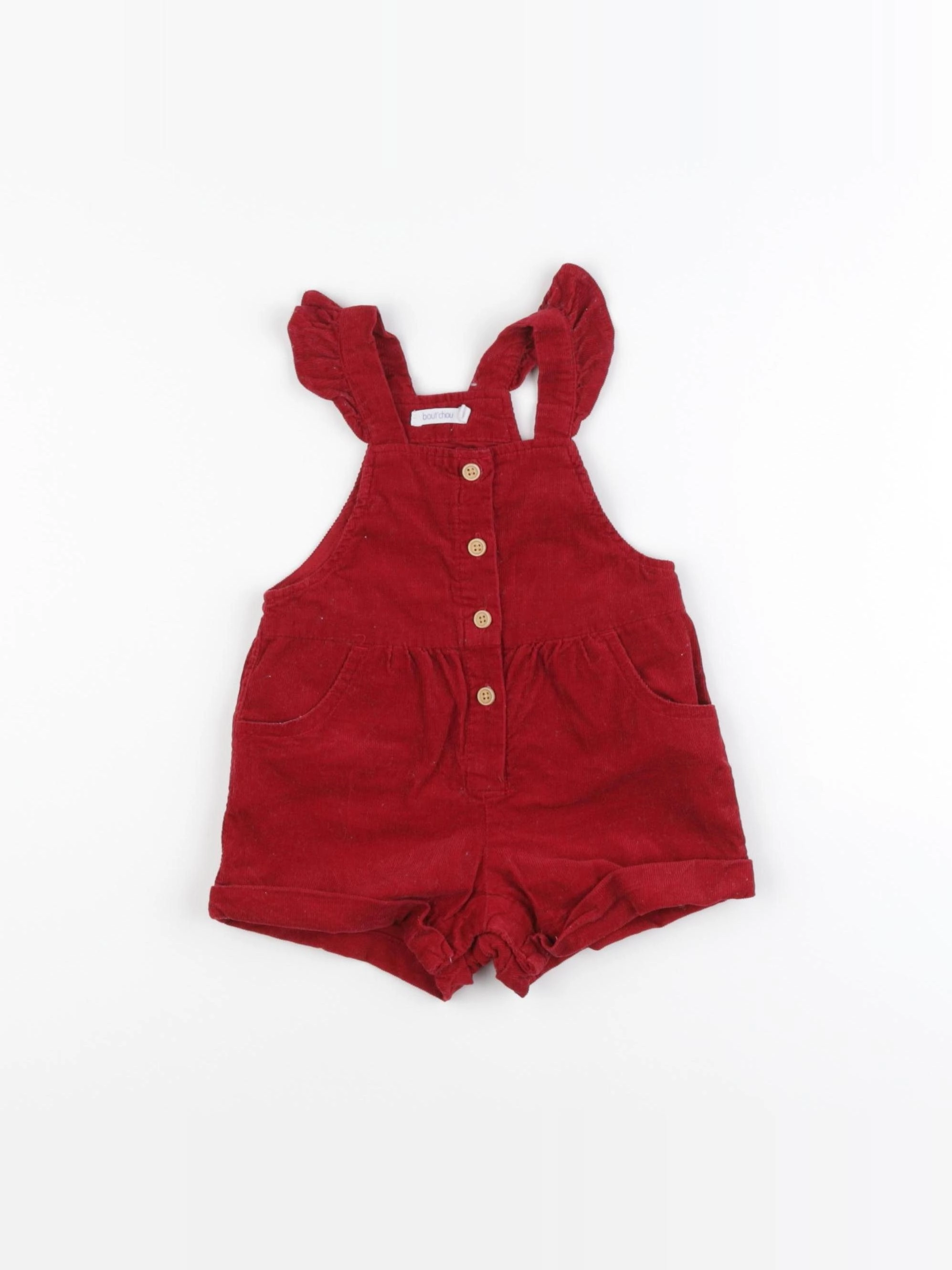 Boutchou - combinaison rouge - 6 mois