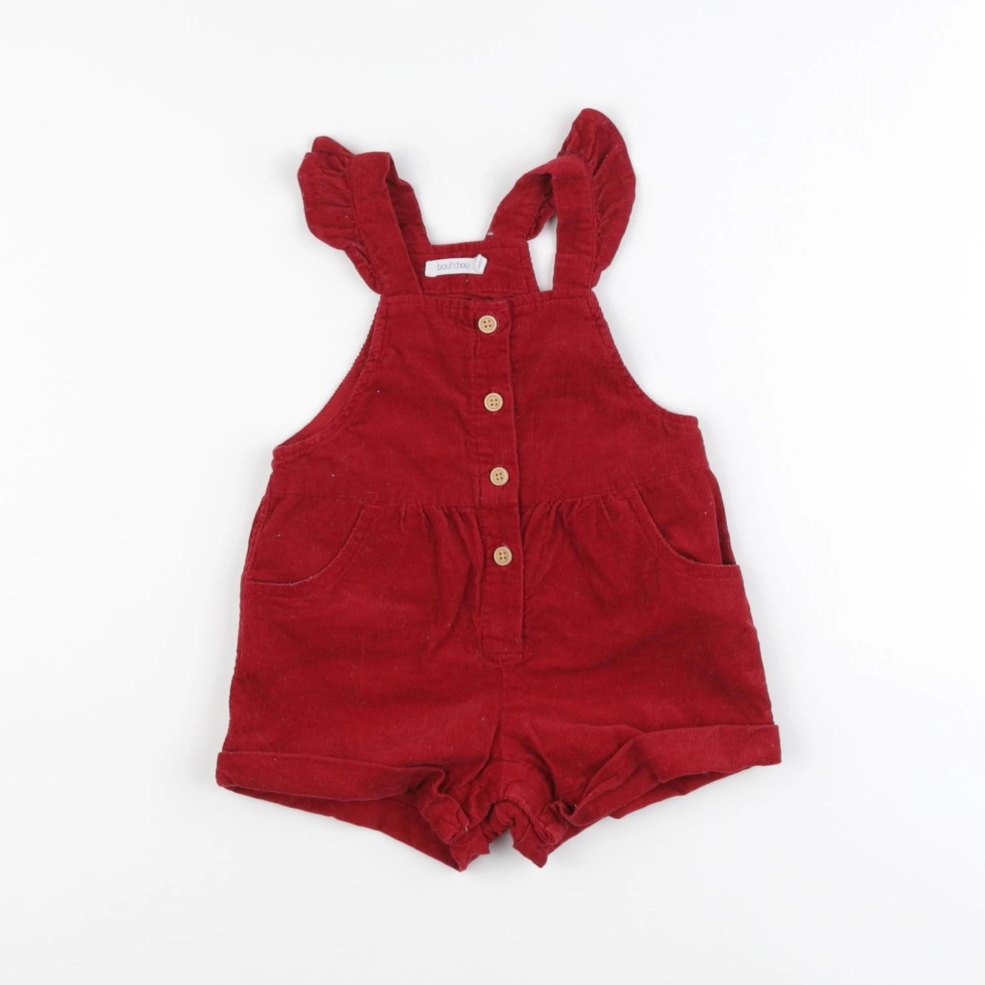Boutchou - combinaison rouge - 6 mois