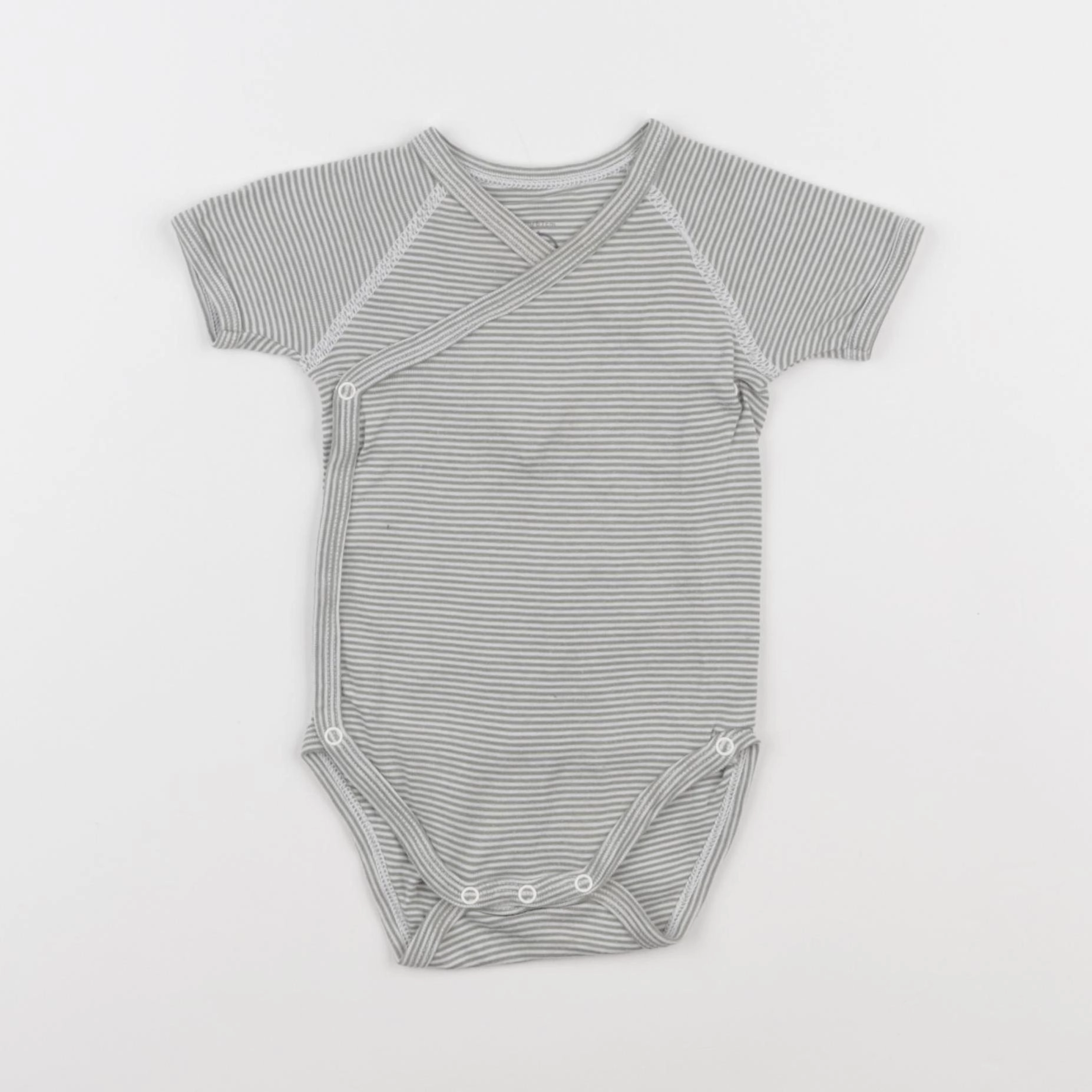 Petit Bateau - body vert - 6 mois
