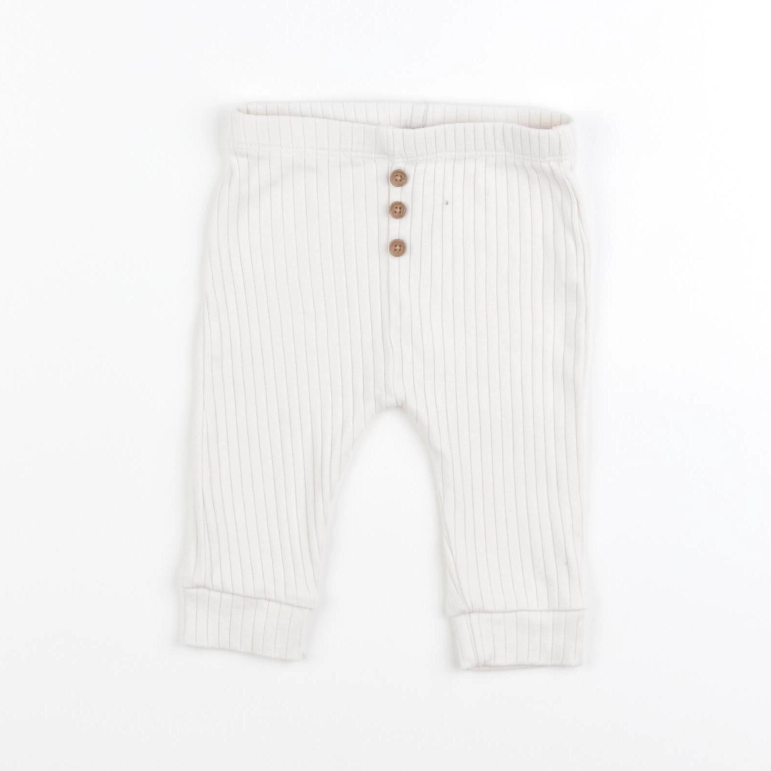 Boutchou - legging blanc - 6 mois