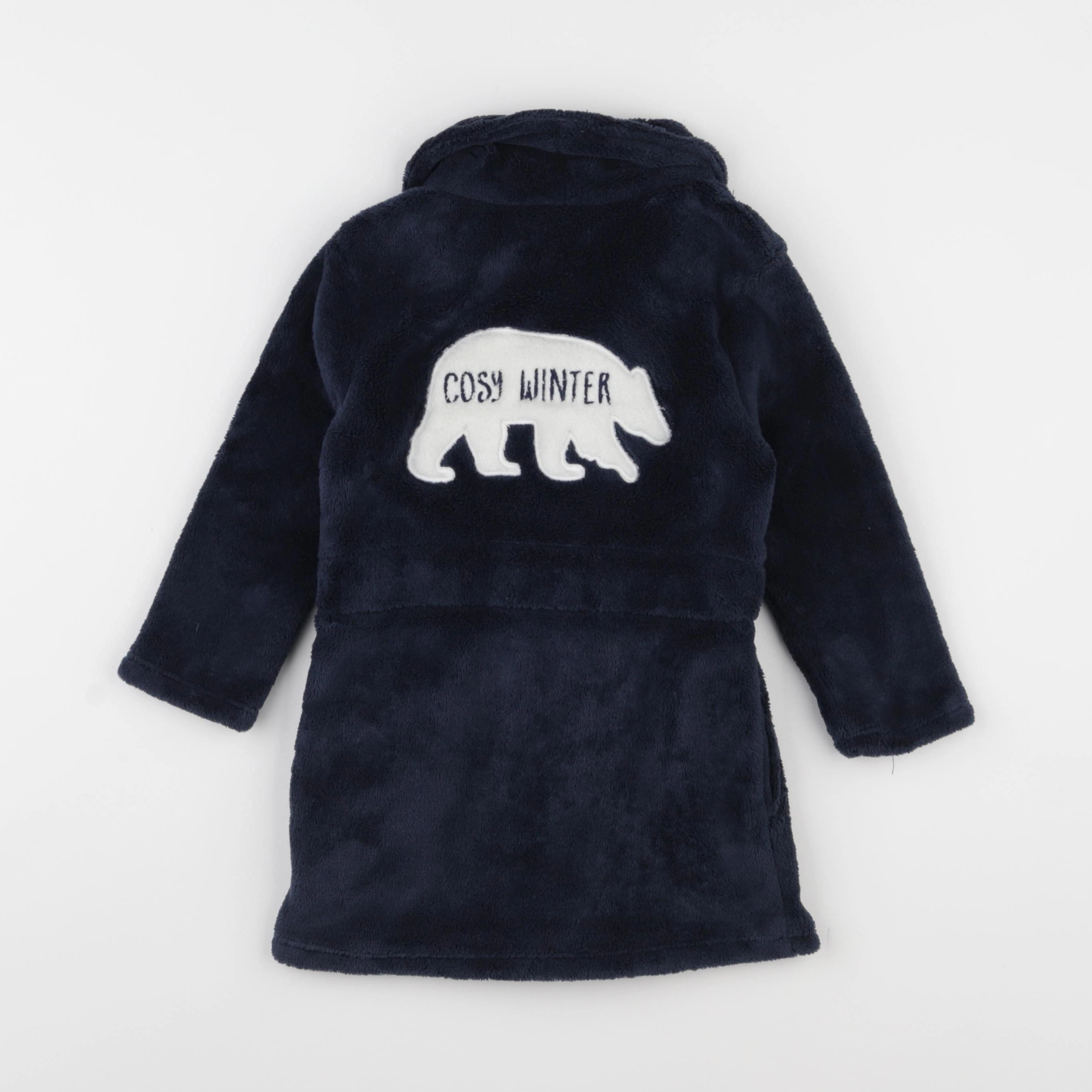 Vertbaudet - robe de chambre imprimé dos bleu - 3 ans
