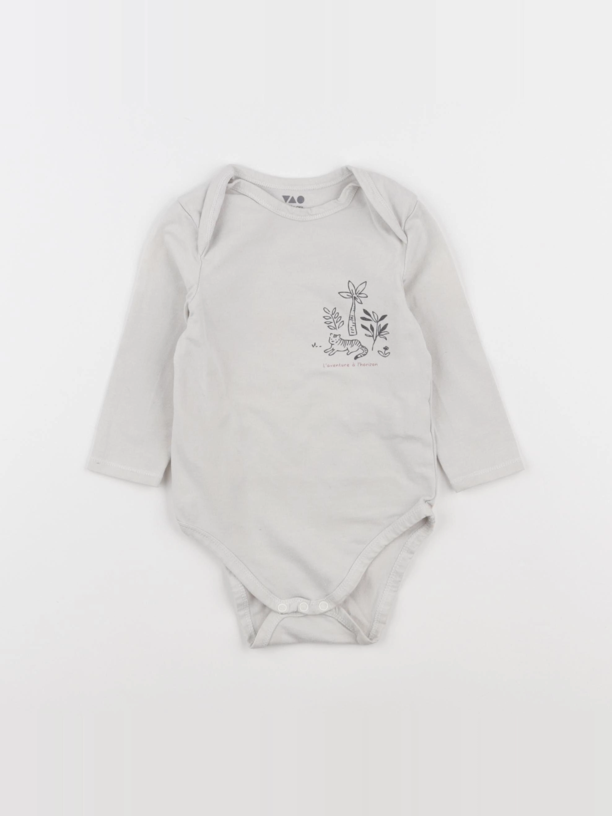 Tape à l'oeil - body beige - 18 mois
