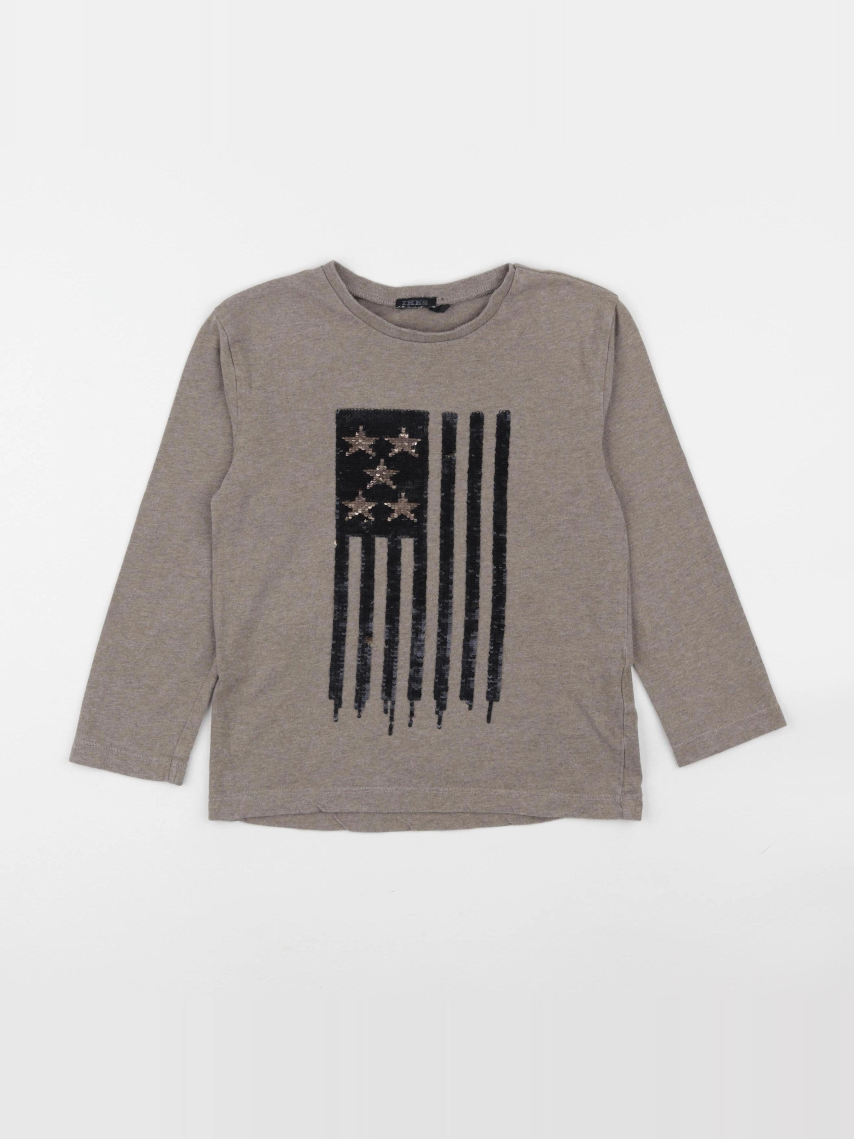 IKKS - tee-shirt beige - 6 ans