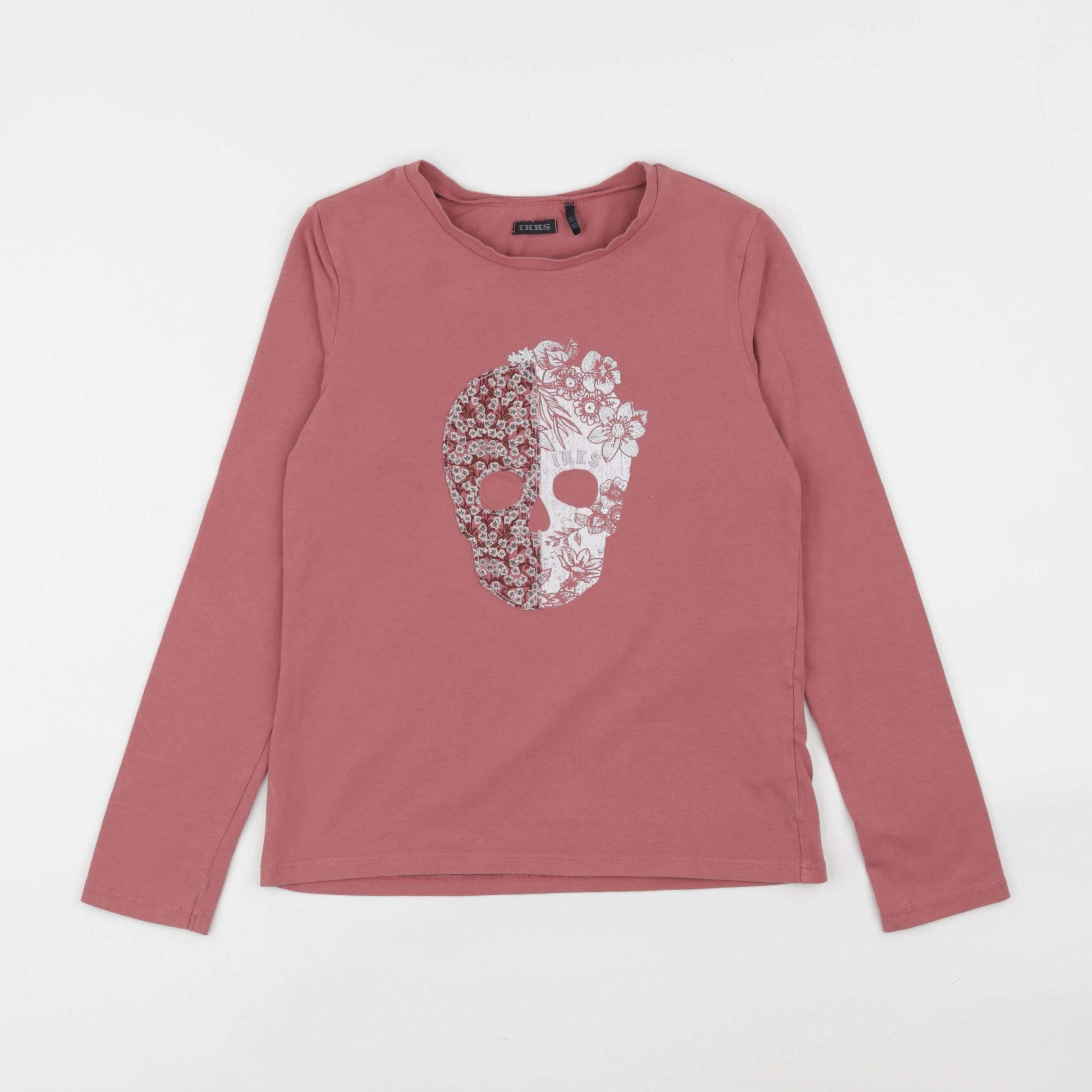 IKKS - tee-shirt rose - 10 ans