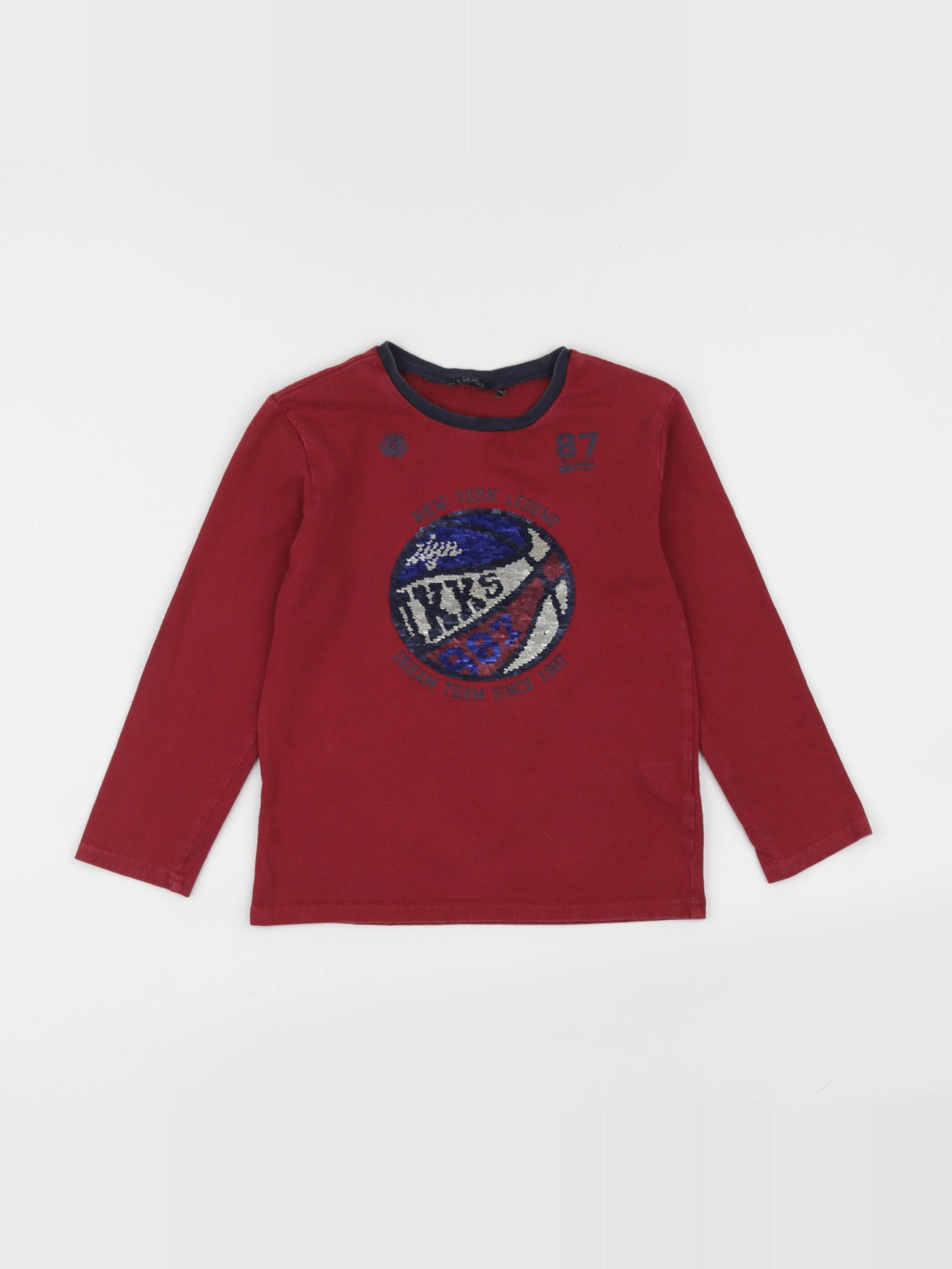 IKKS - tee-shirt rouge - 6 ans