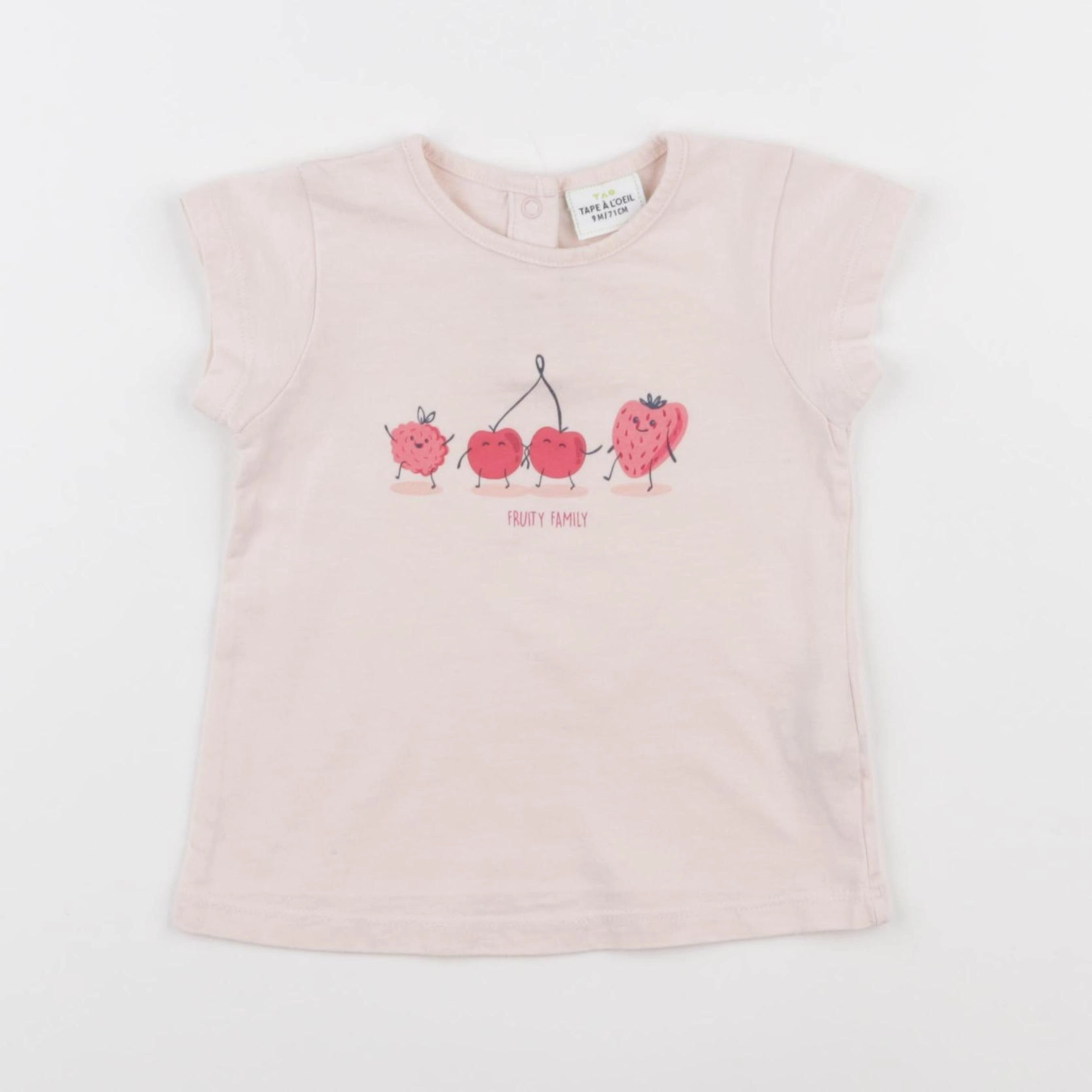 Tape à l'oeil - tee-shirt rose - 9 mois