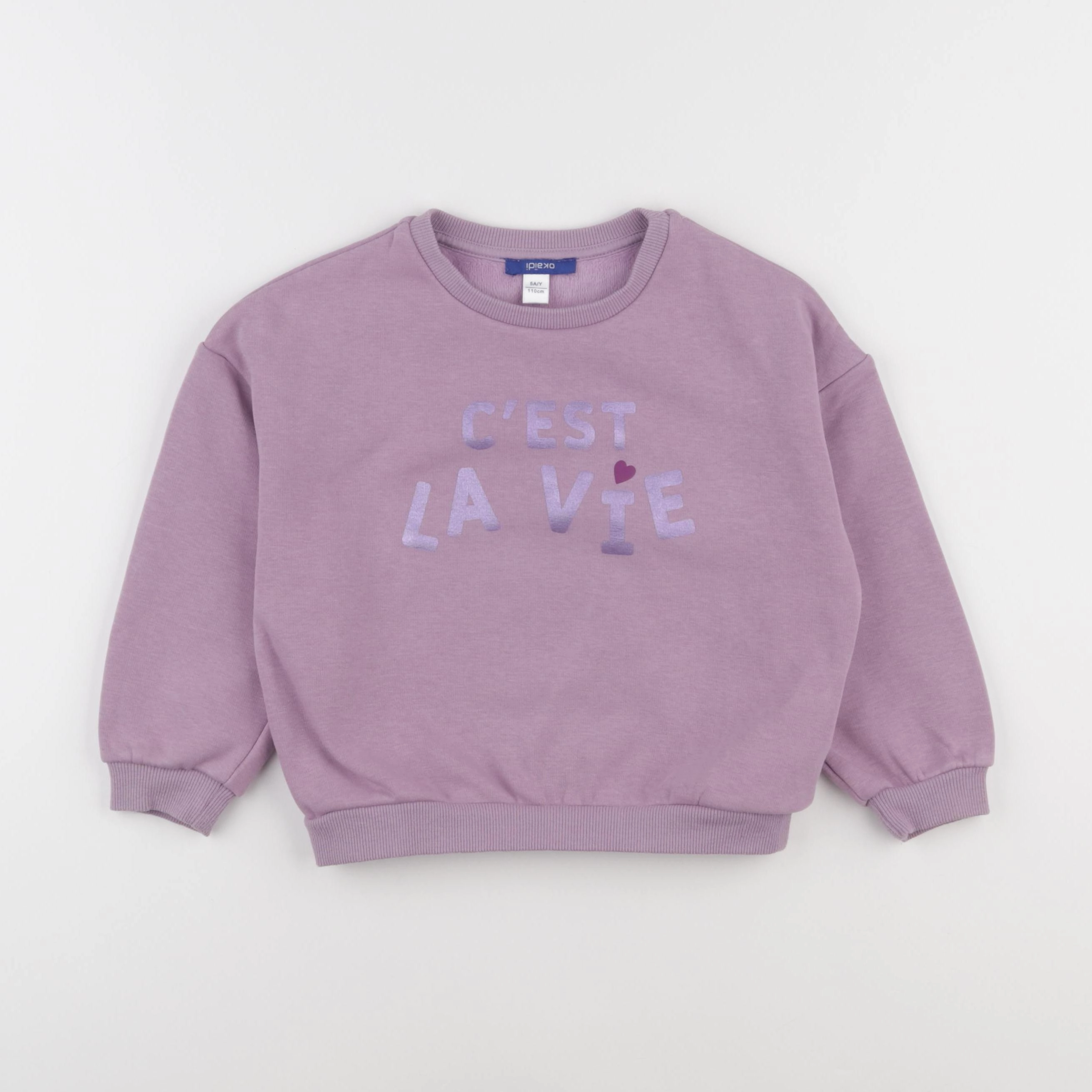 Okaidi - sweat violet - 5 ans