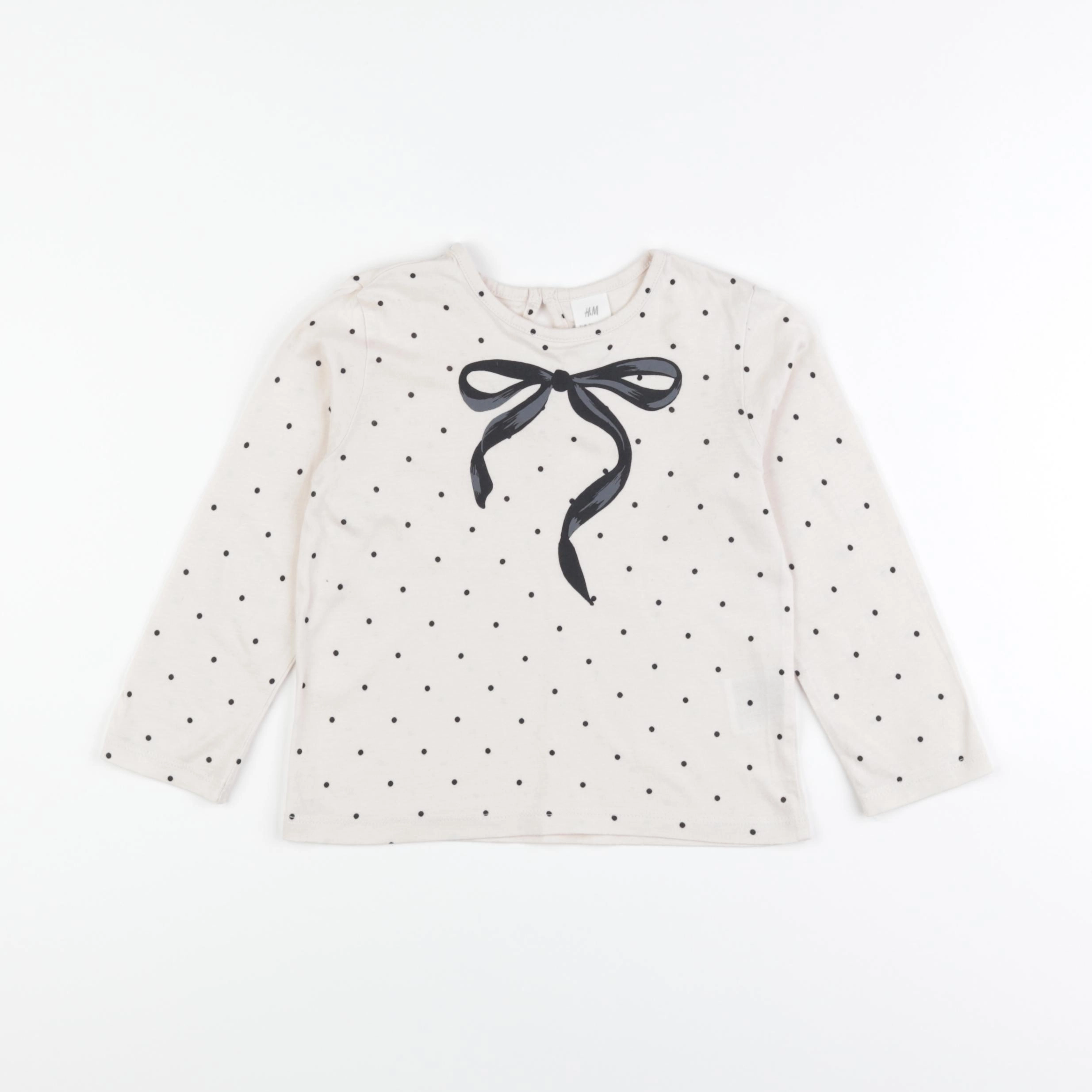 H&M - tee-shirt beige - 18/24 mois