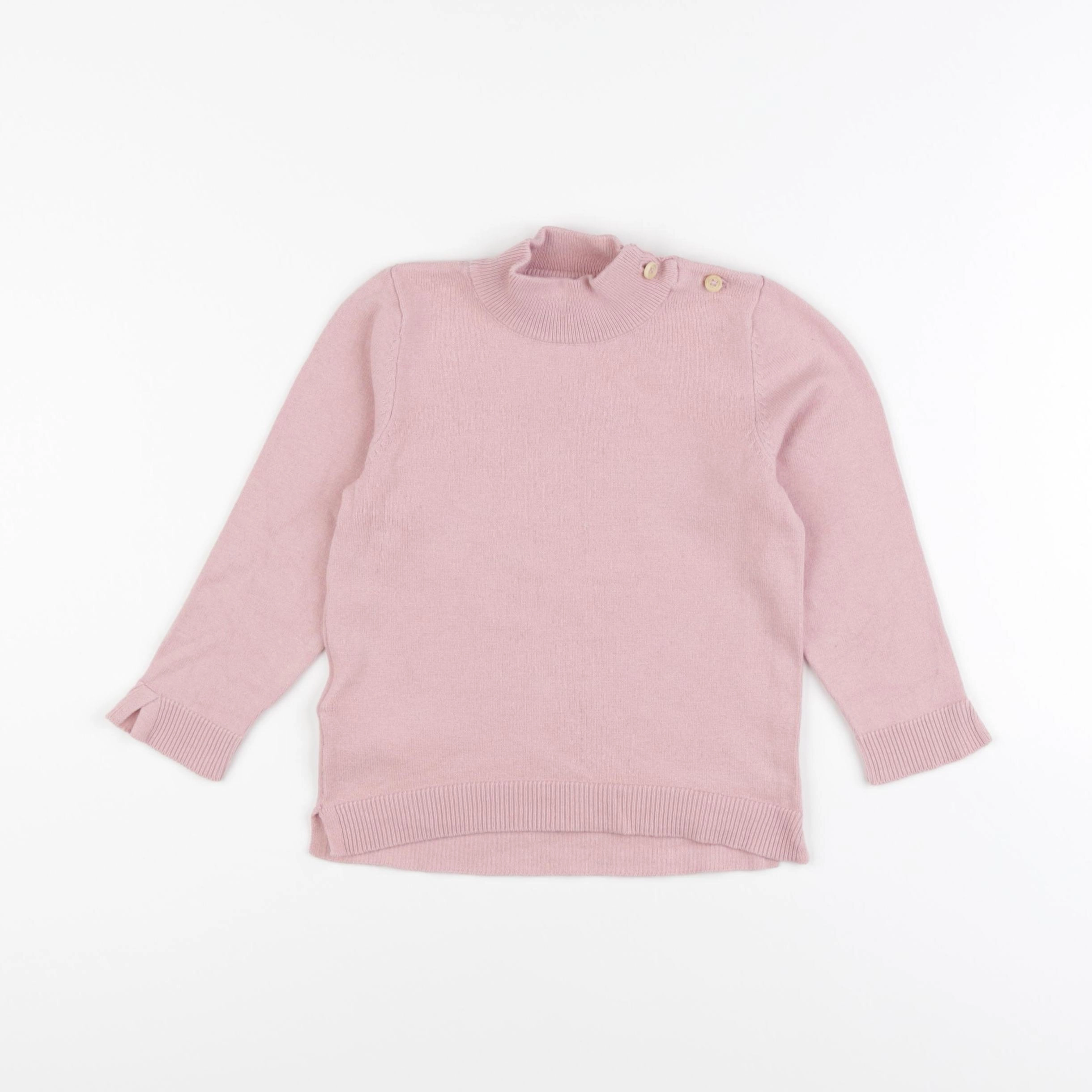 Mango - pull rose - 2/3 ans