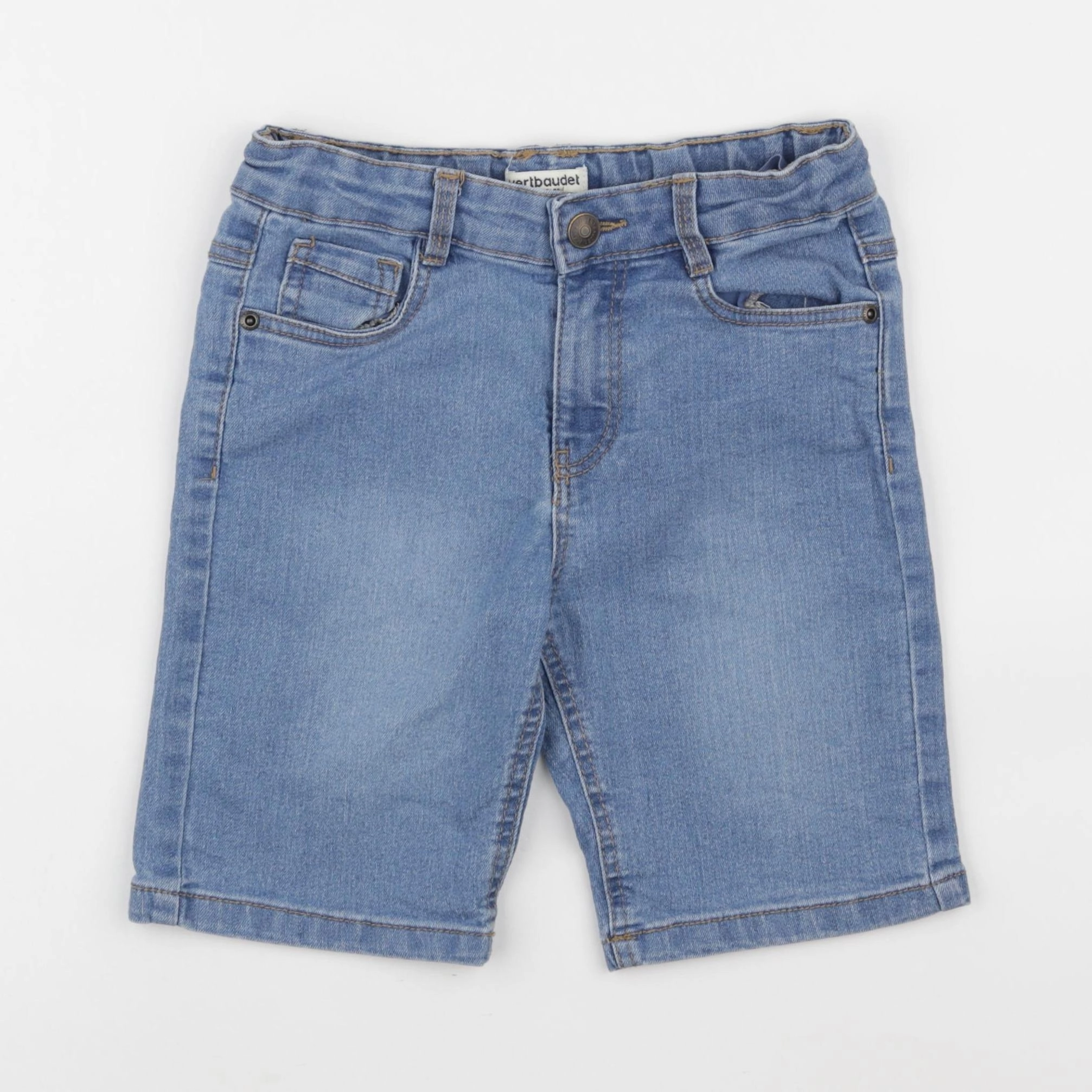 Vertbaudet - short bleu - 8 ans