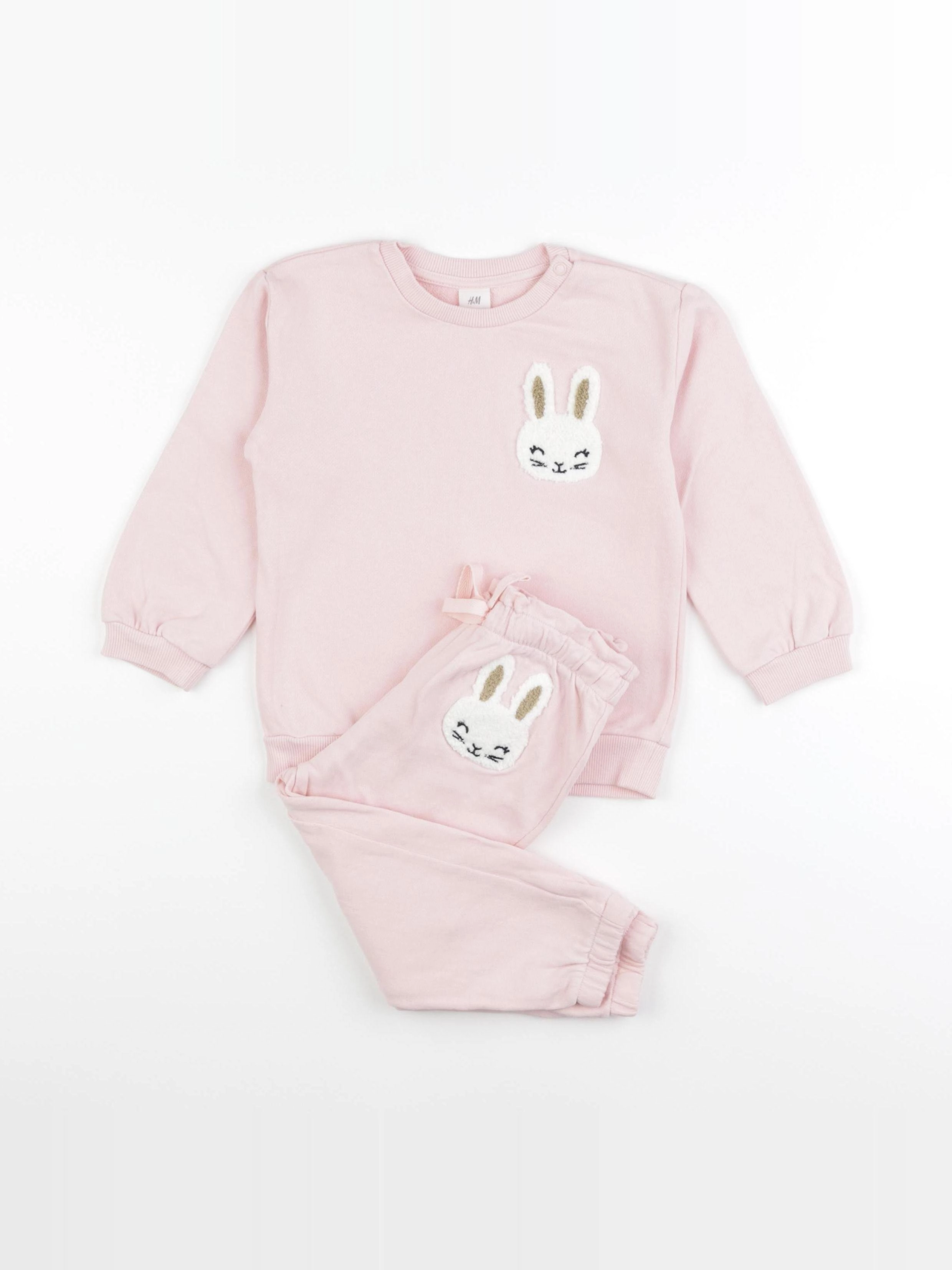 H&M - ensemble rose - 18/24 mois