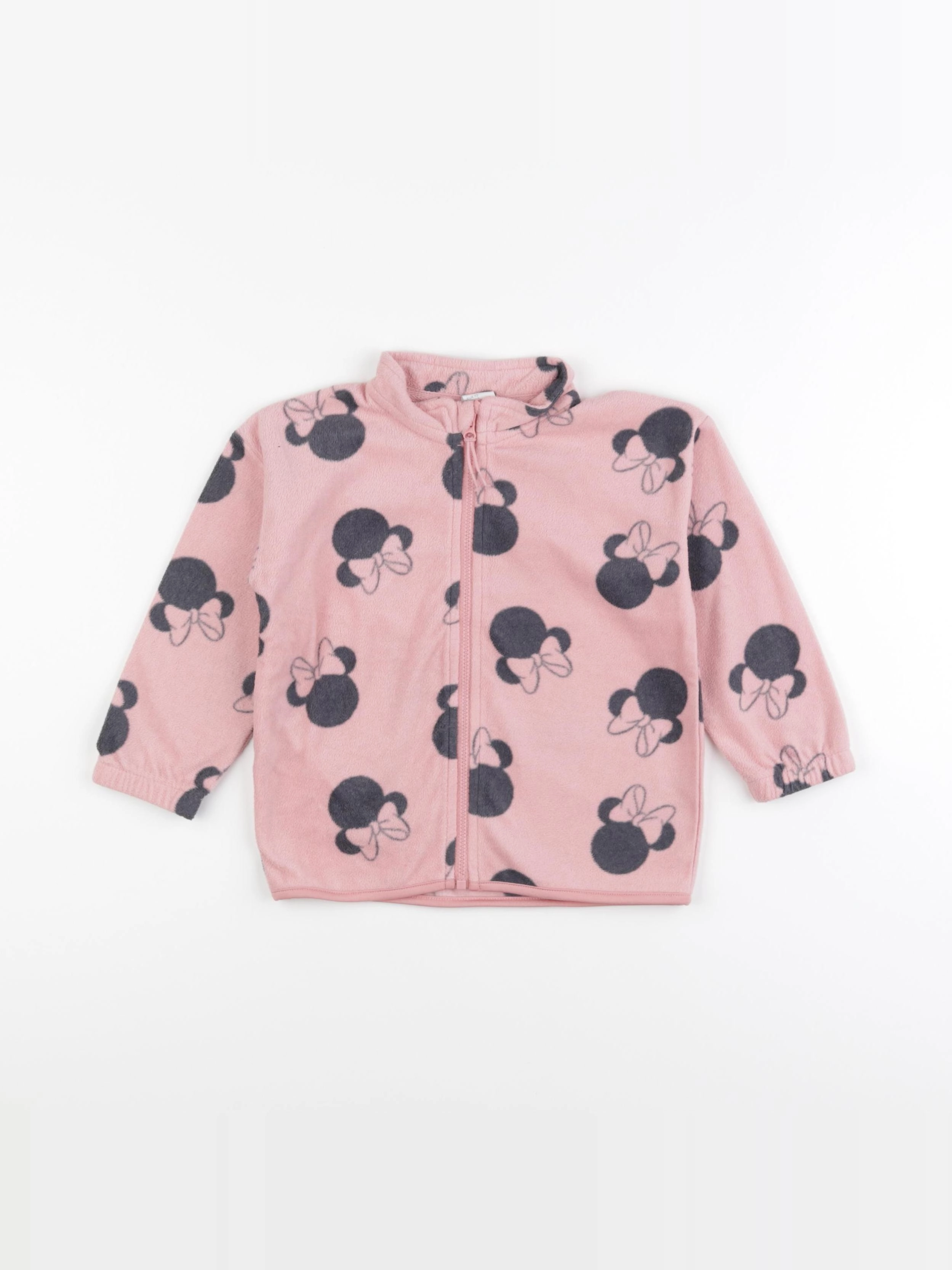 H&M - polaire rose - 18/24 mois