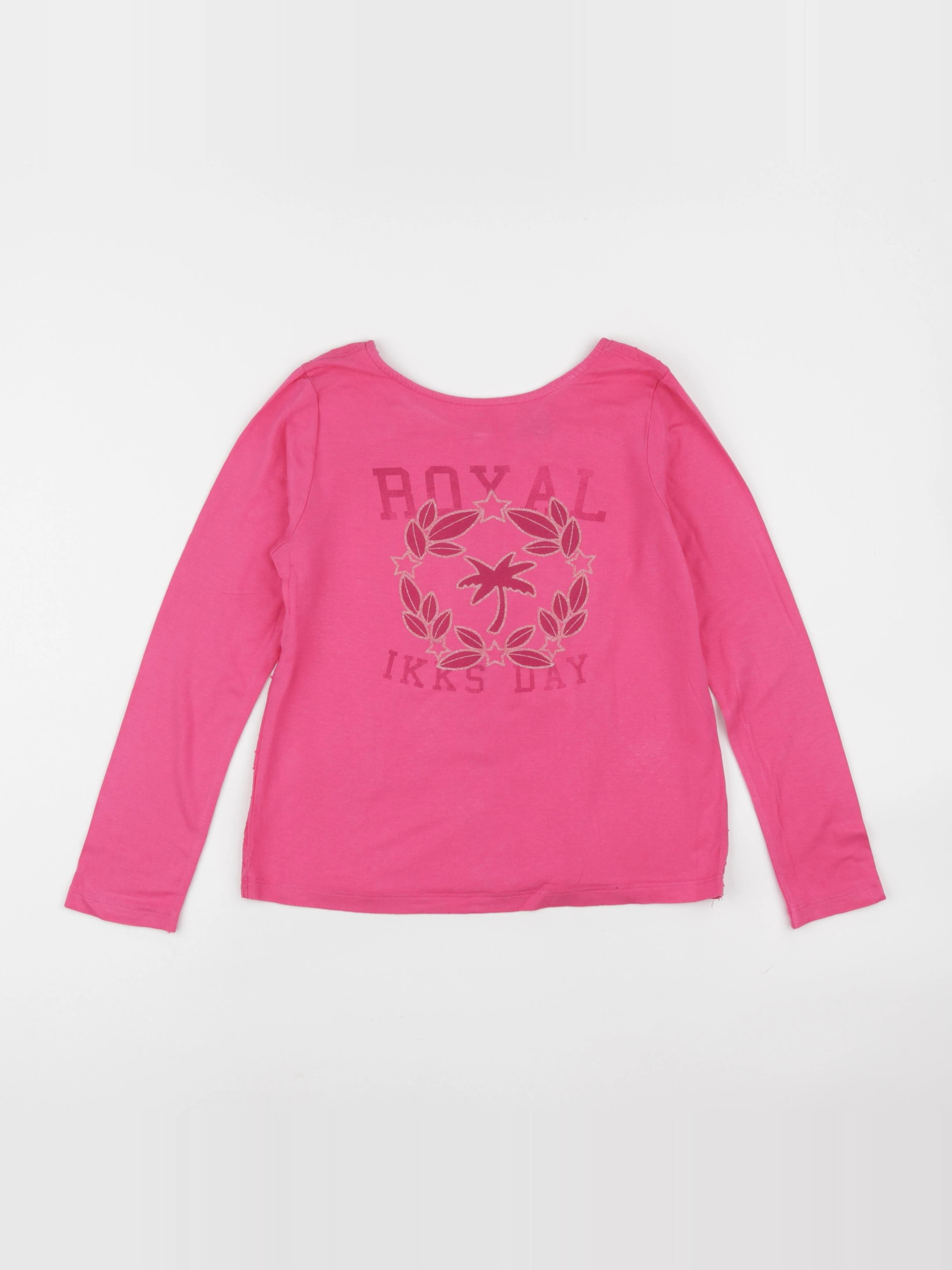 IKKS - tee-shirt rose - 10 ans