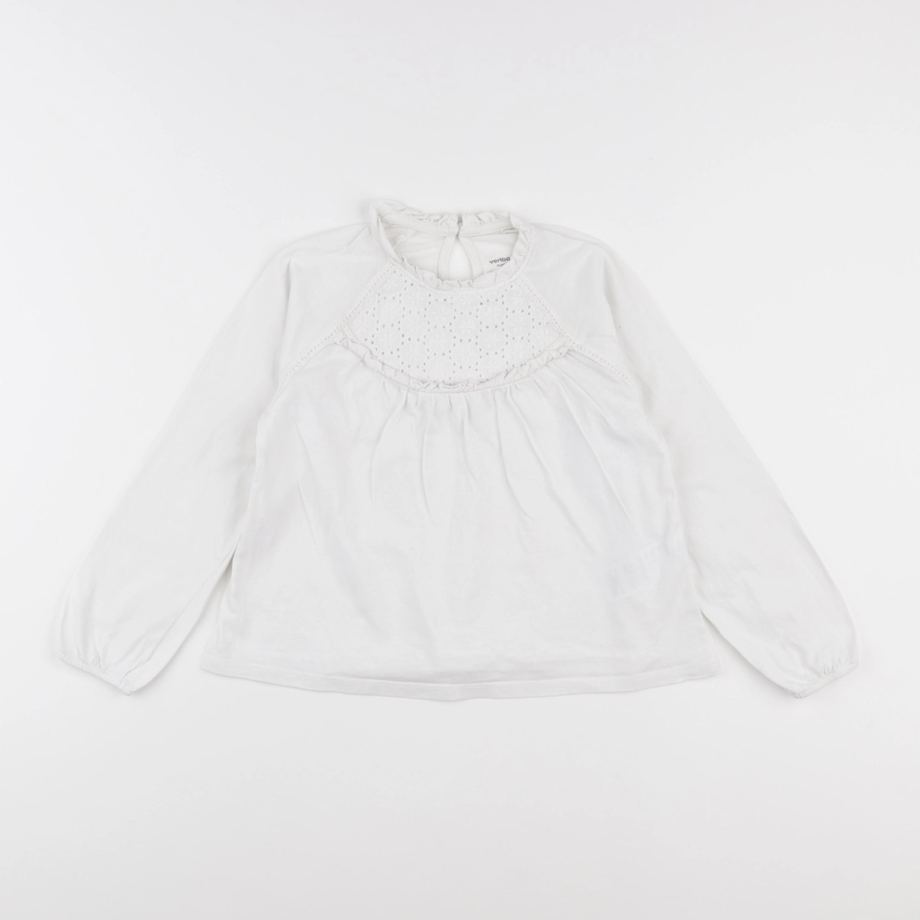 Vertbaudet - tee-shirt blanc - 6 ans