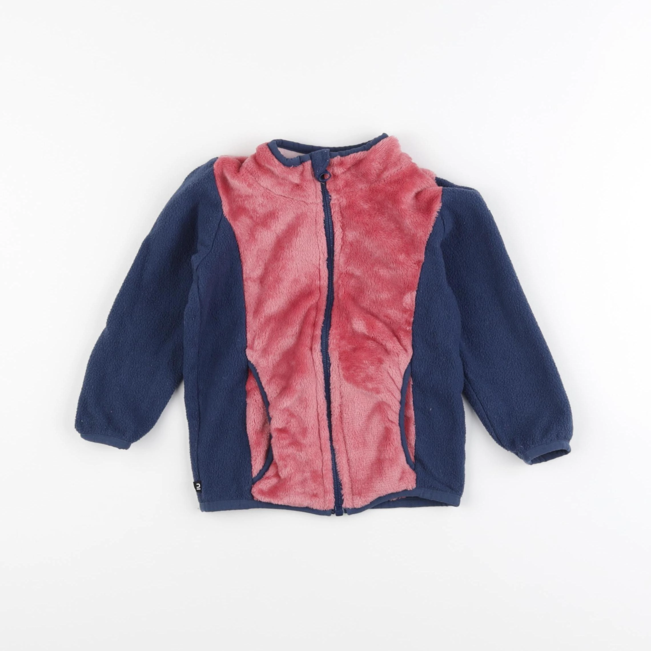 Decathlon ski - polaire rose, bleu - 2/3 ans