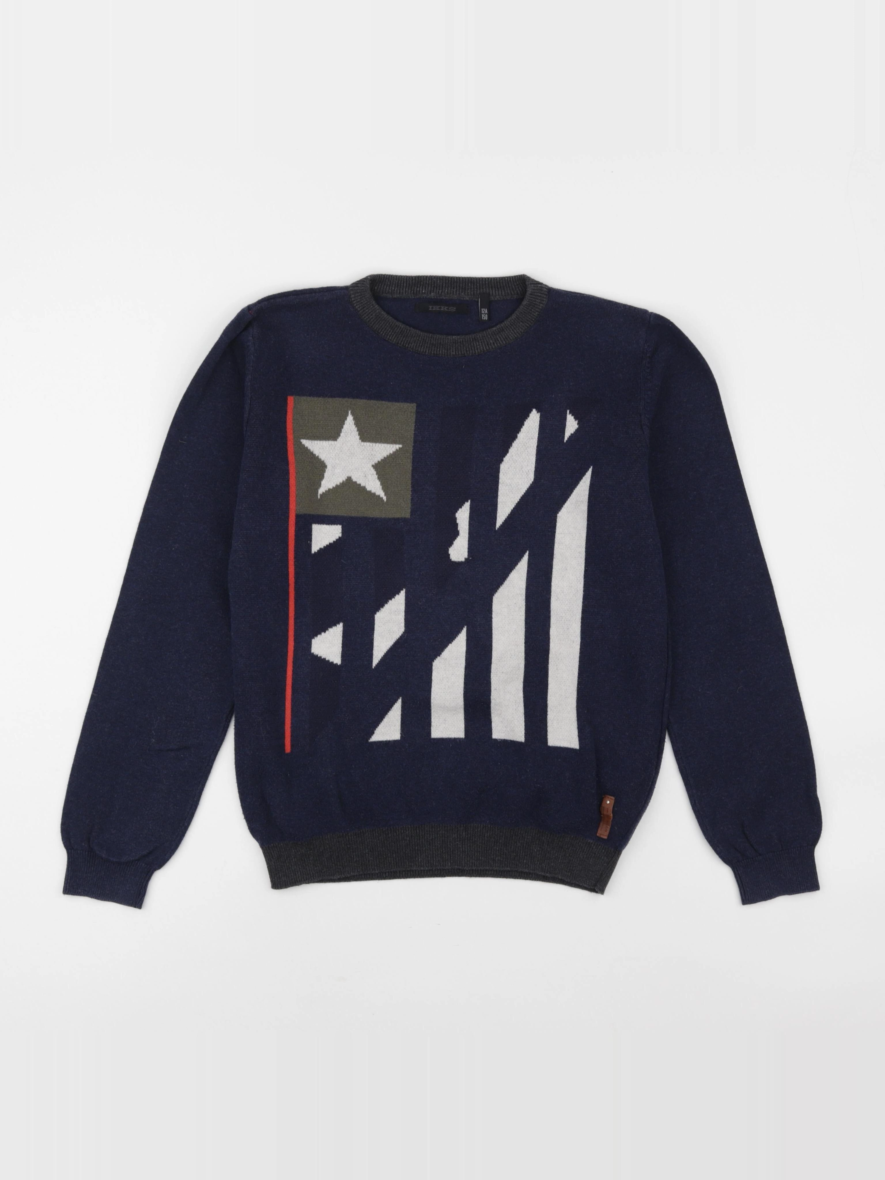 IKKS - pull bleu - 12 ans