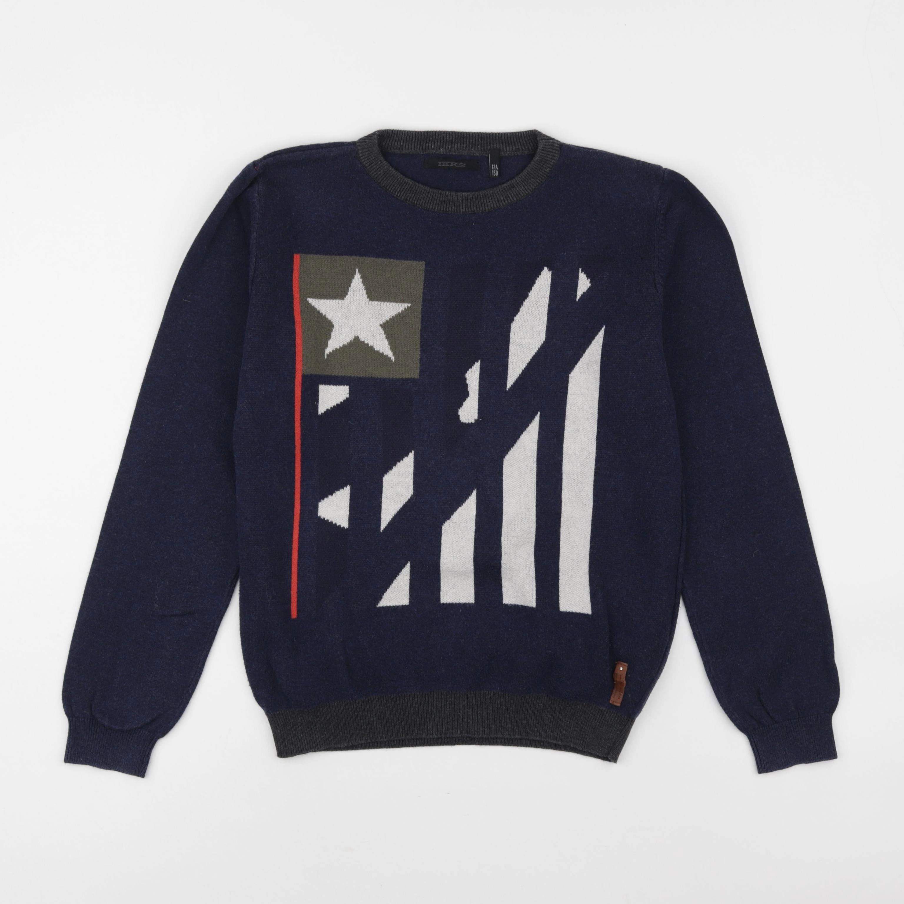 IKKS - pull bleu - 12 ans