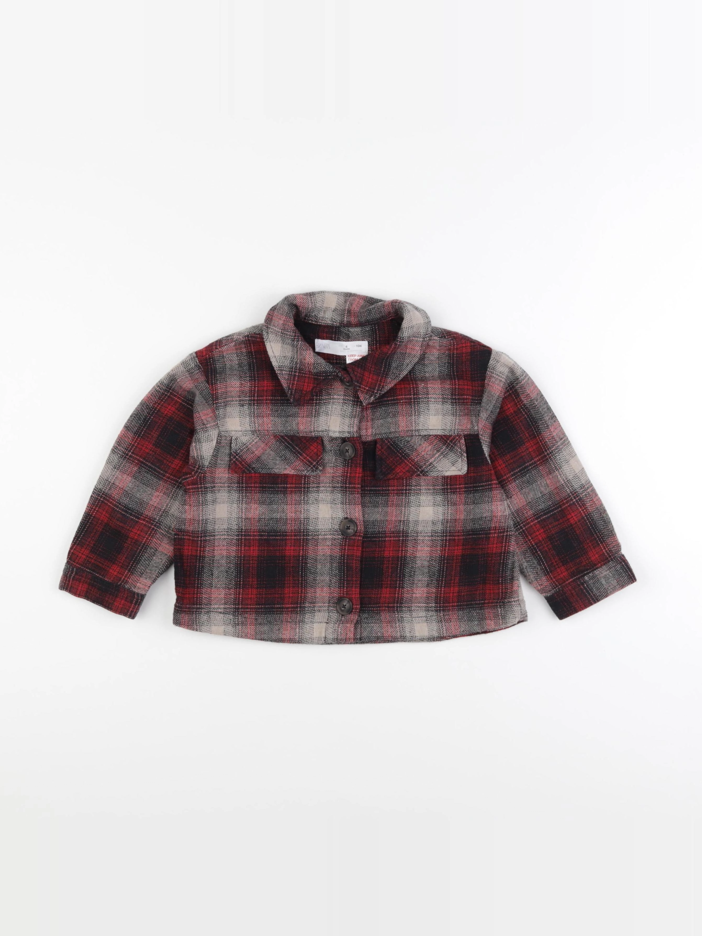 Zara - chemise multicolore - 4 ans