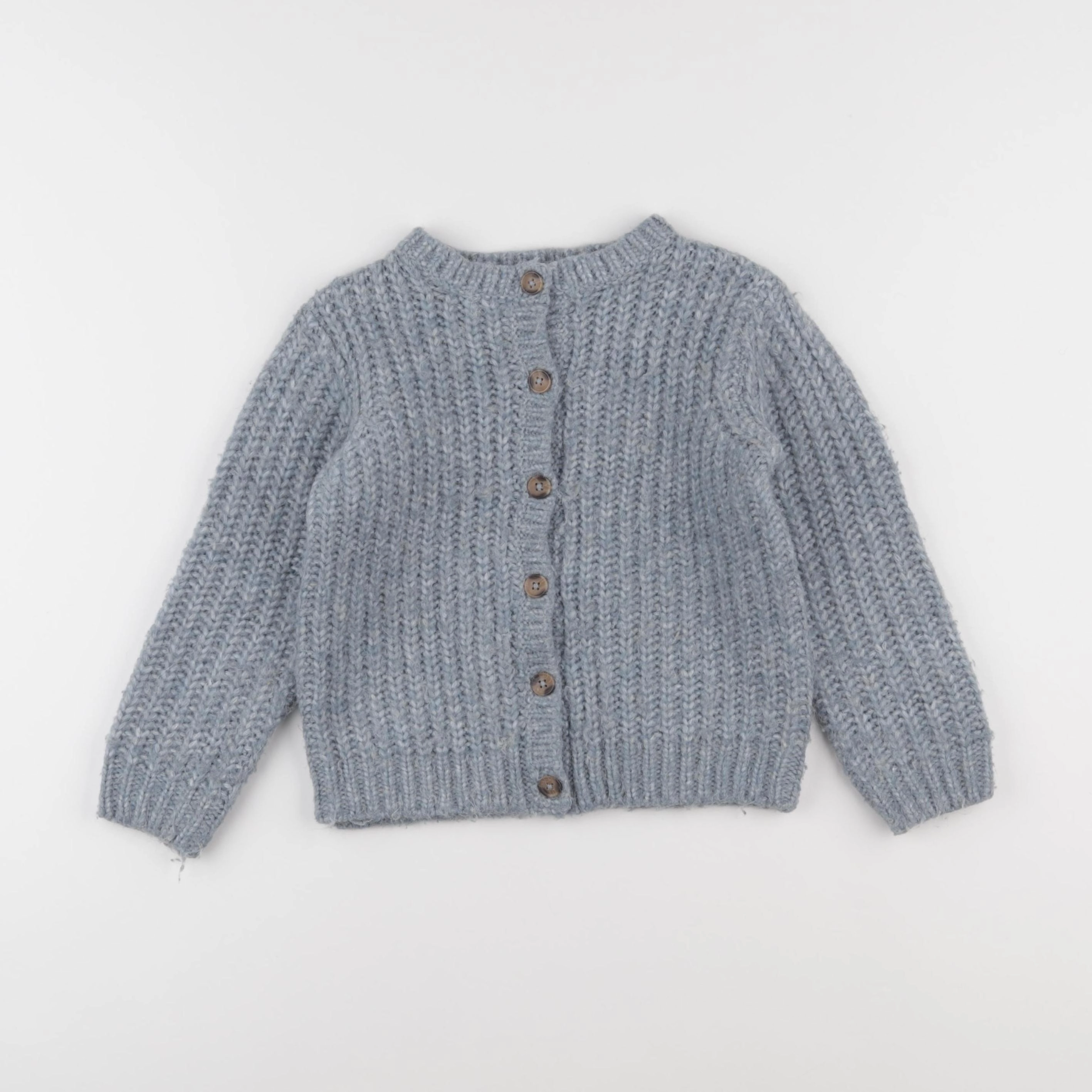 Vertbaudet - gilet bleu - 6 ans