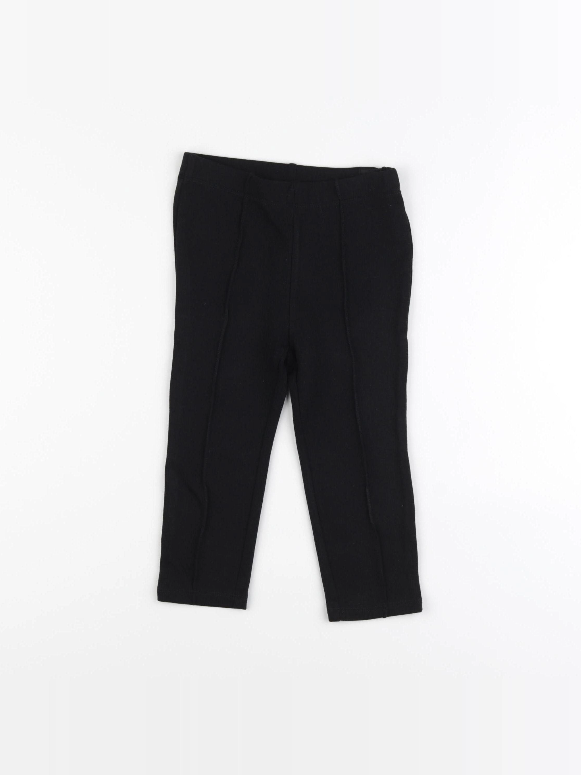 H&M - legging noir - 18/24 mois