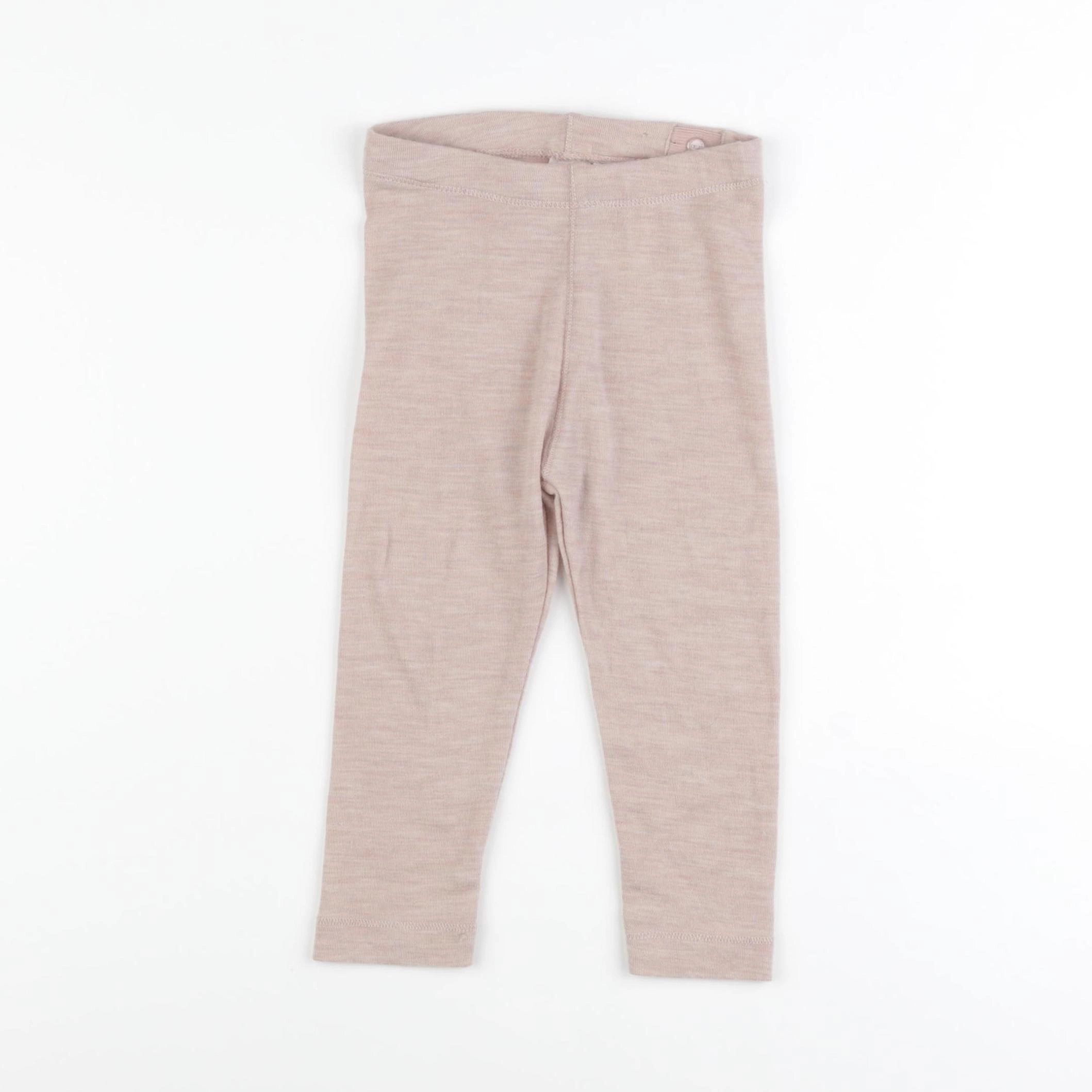 H&M - legging beige - 12/18 mois